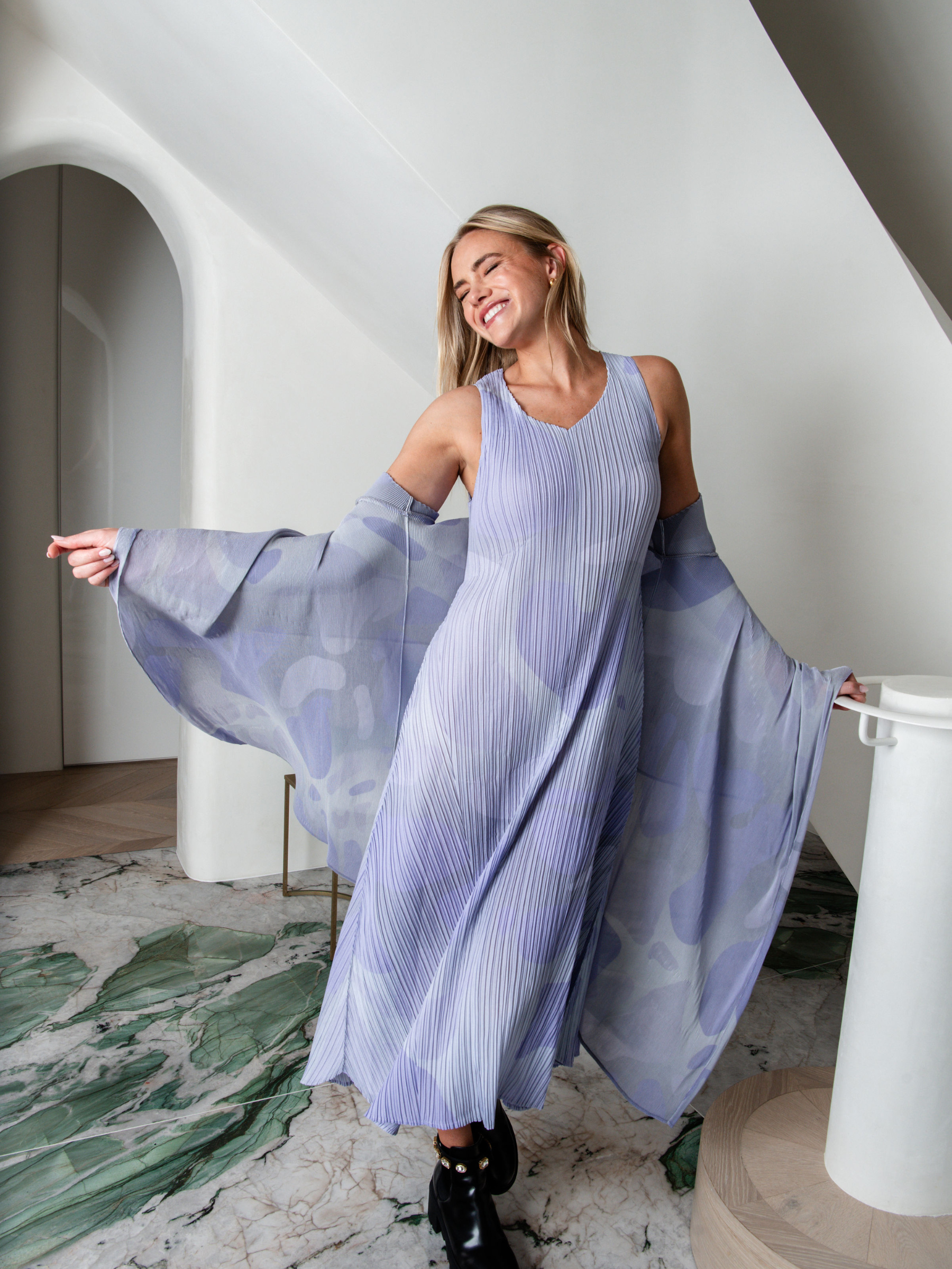 Long Estrella Dress - Prints