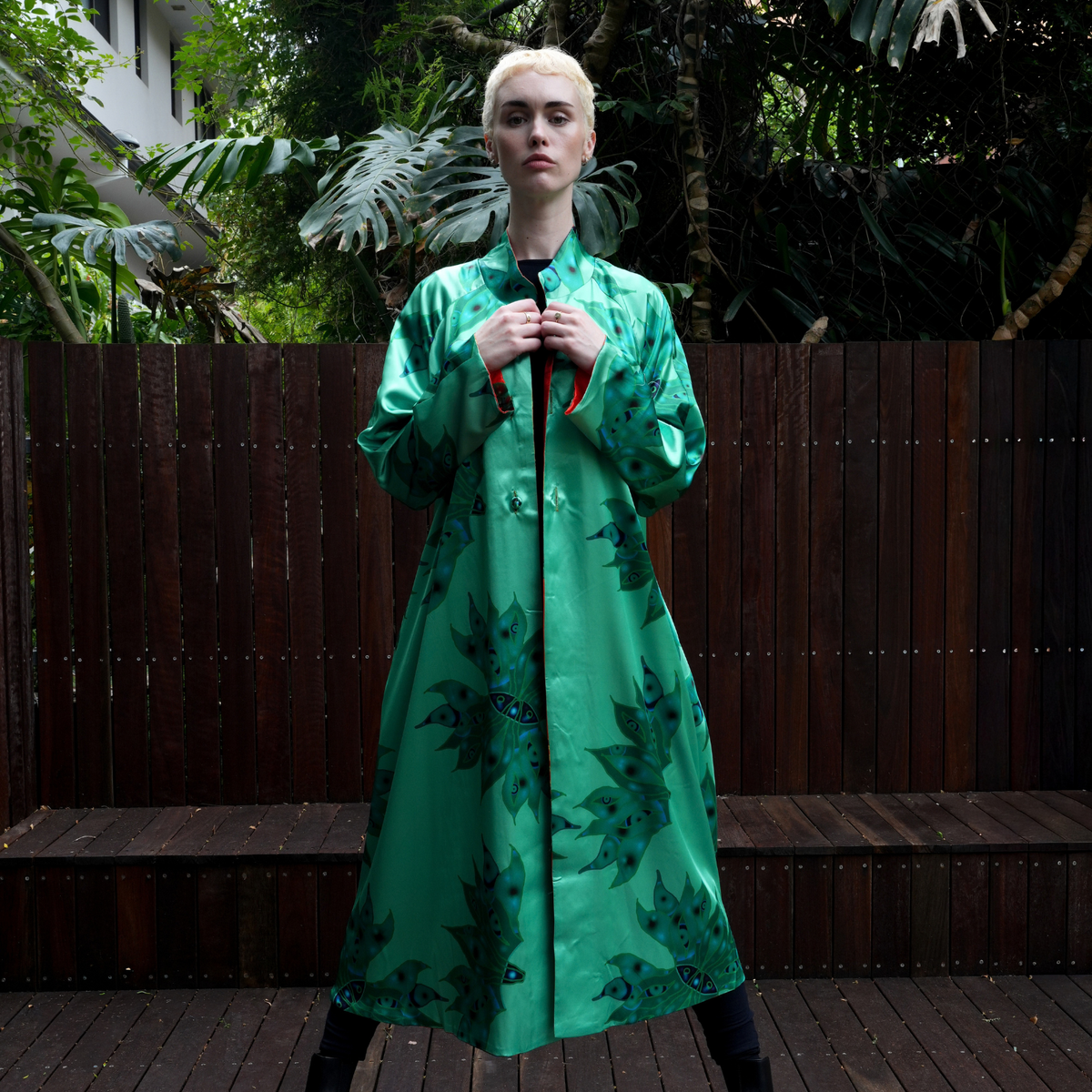 Reversible Satin Coat