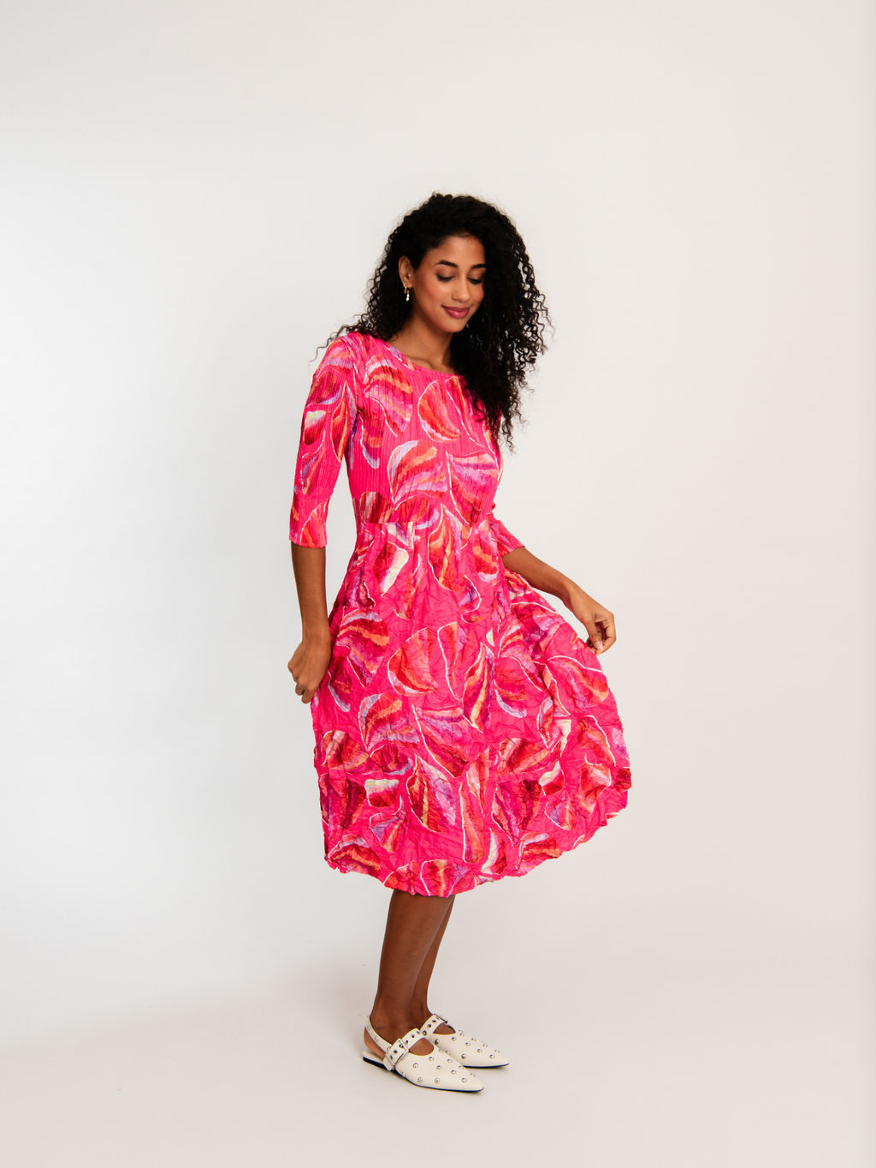 3/4 Sleeve Smash Pocket Dress - Prints | AW26