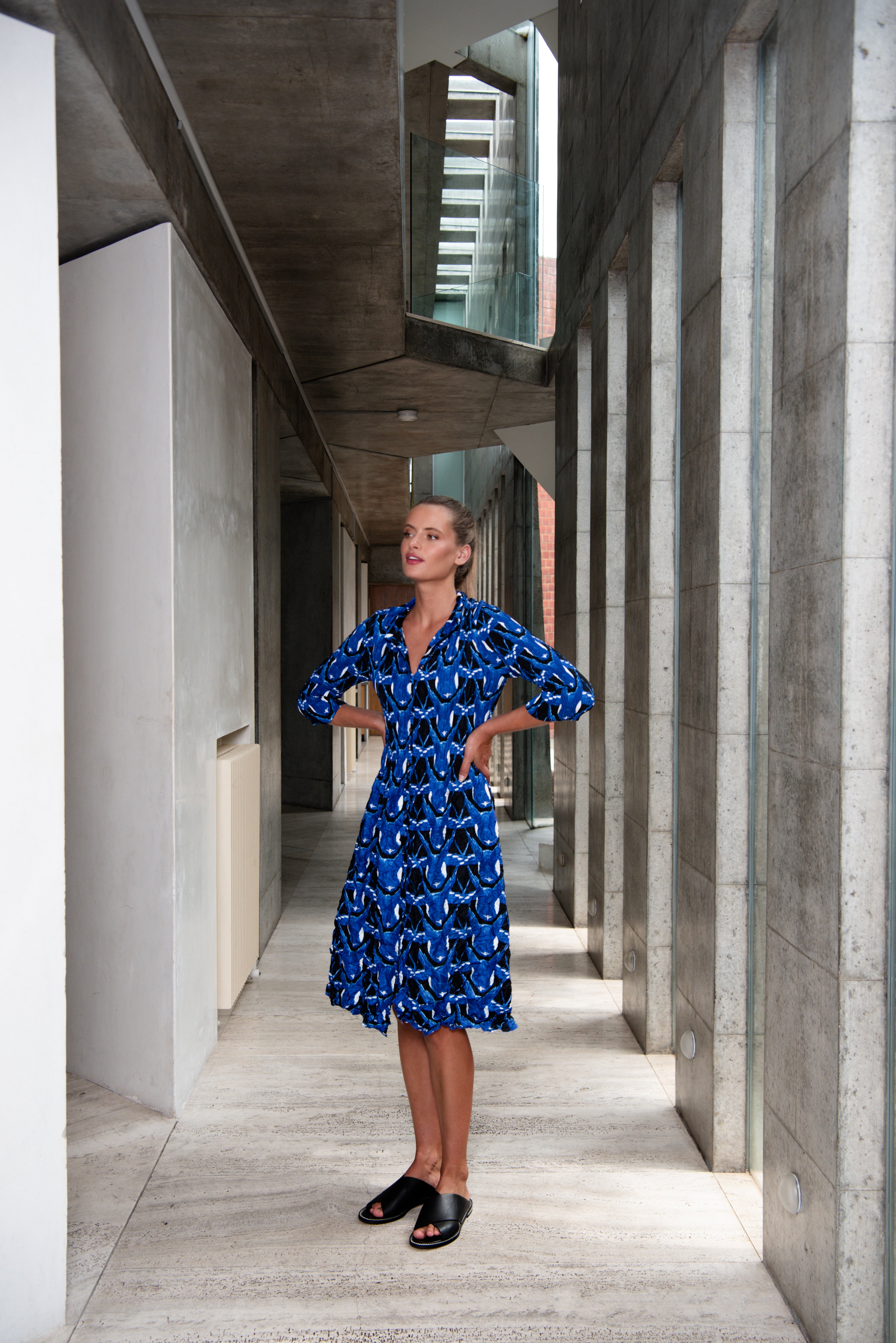Nehru Coat Dress | SS25