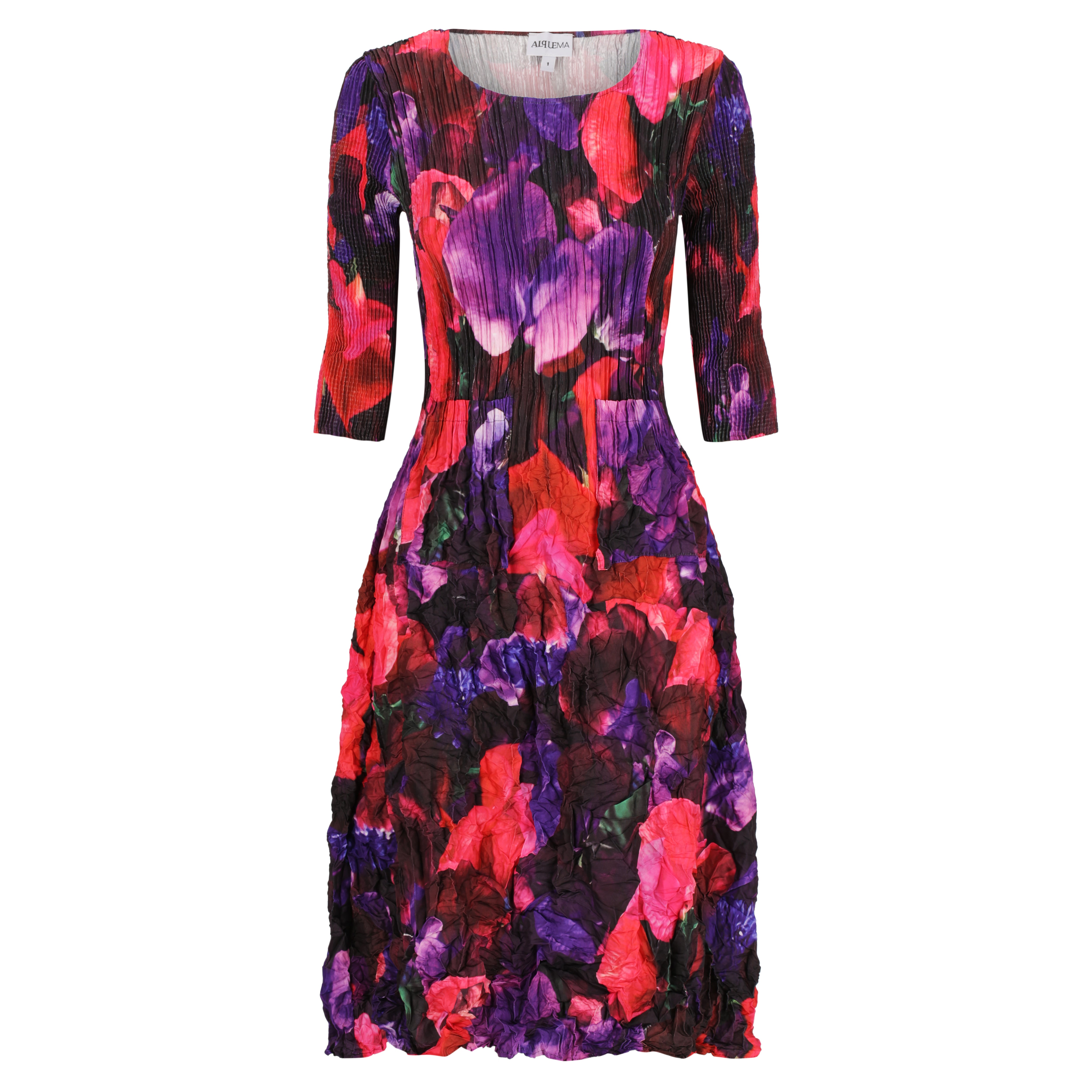 3/4 Sleeve Smash Pocket Dress - Prints | SS25