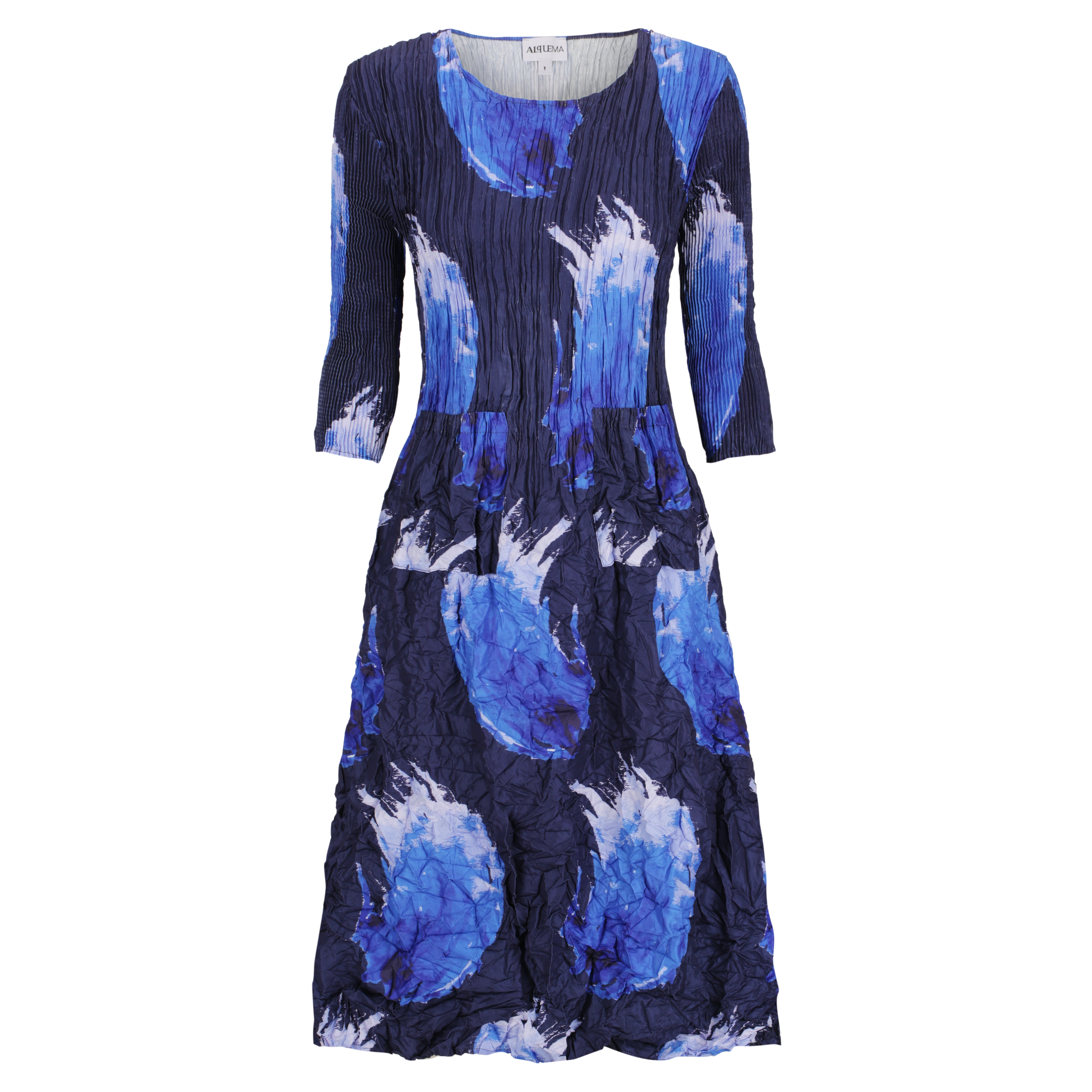 3/4 Sleeve Smash Pocket Dress - Prints | SS25