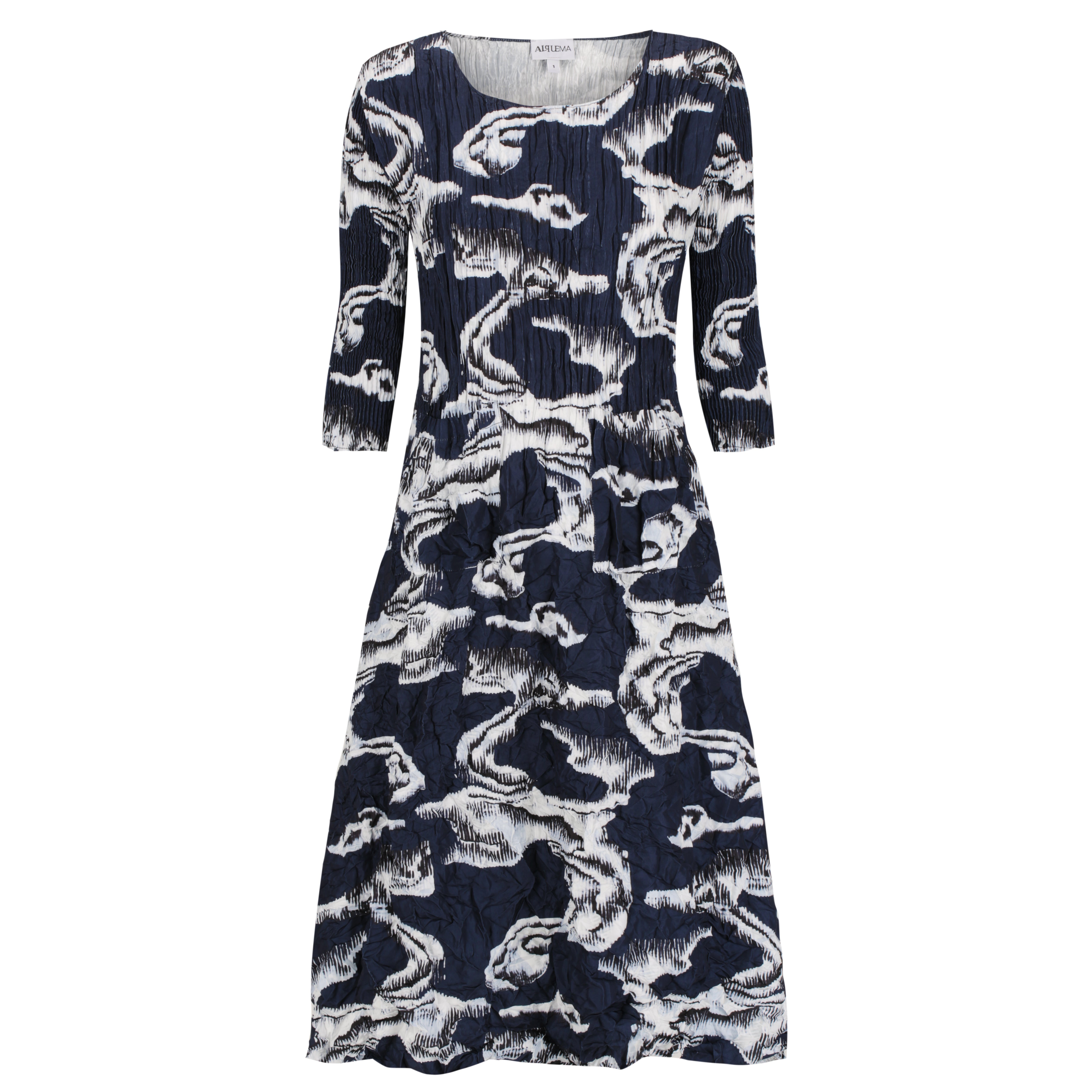 3/4 Sleeve Smash Pocket Dress - Prints | SS25
