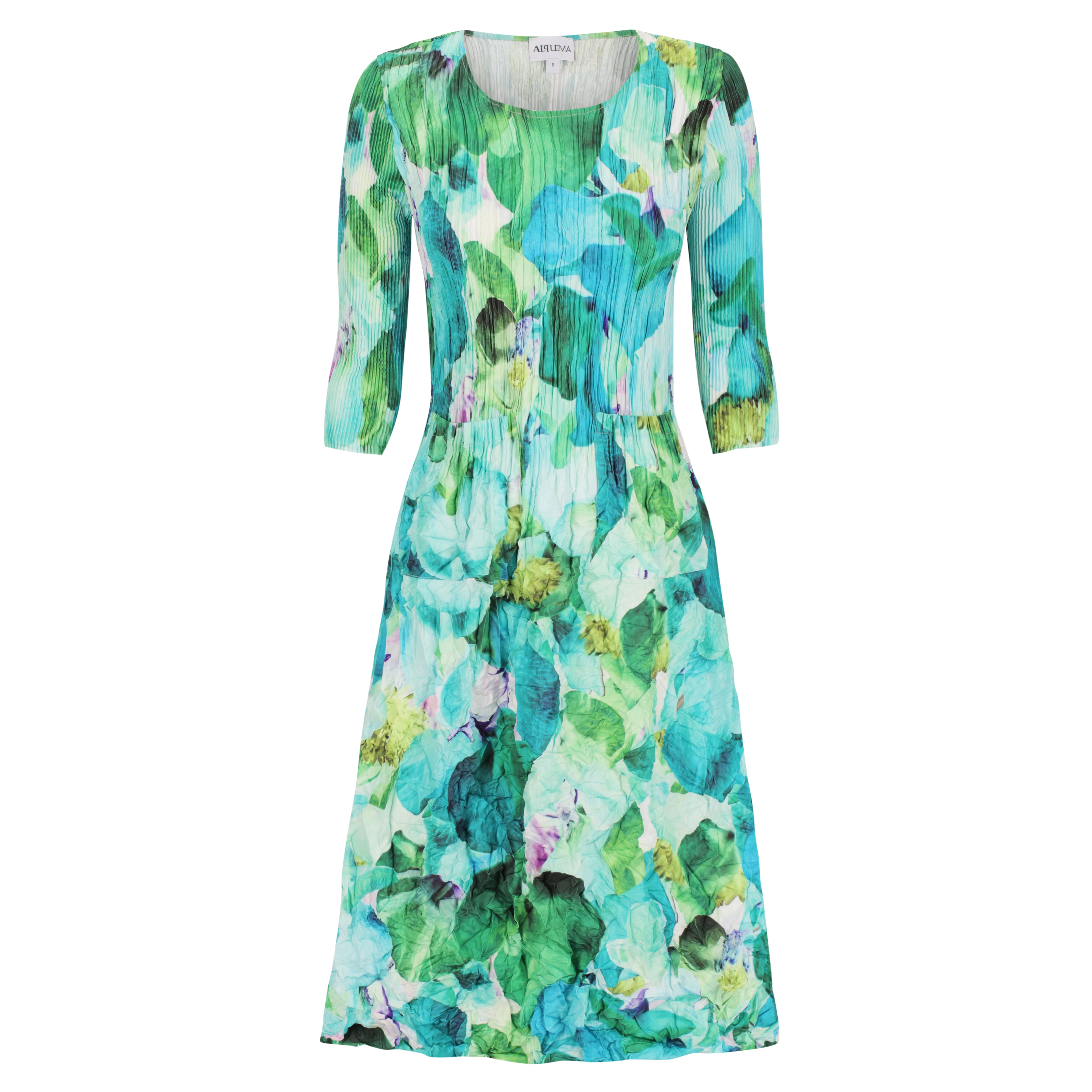 3/4 Sleeve Smash Pocket Dress - Prints | SS25