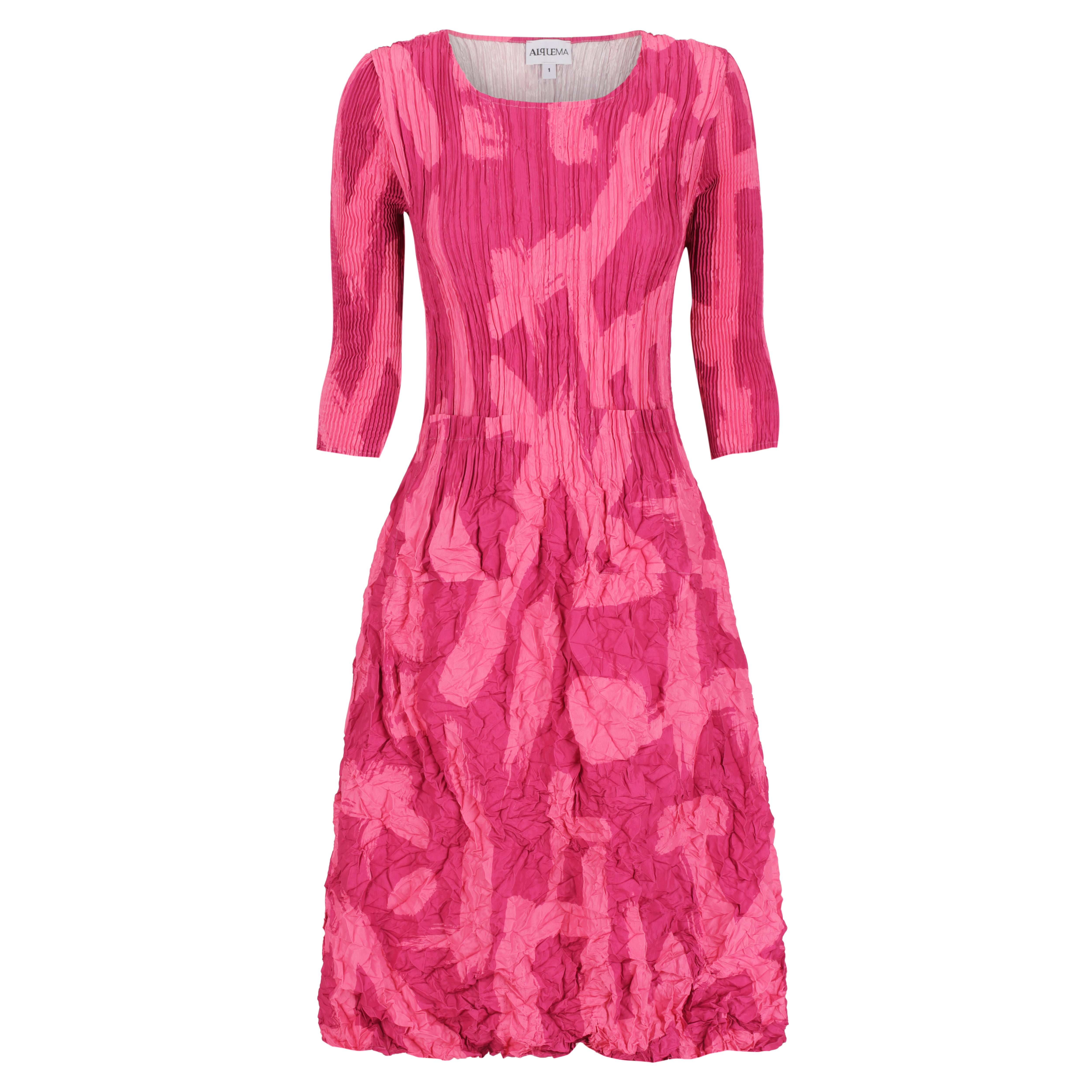 3/4 Sleeve Smash Pocket Dress - Prints | SS25