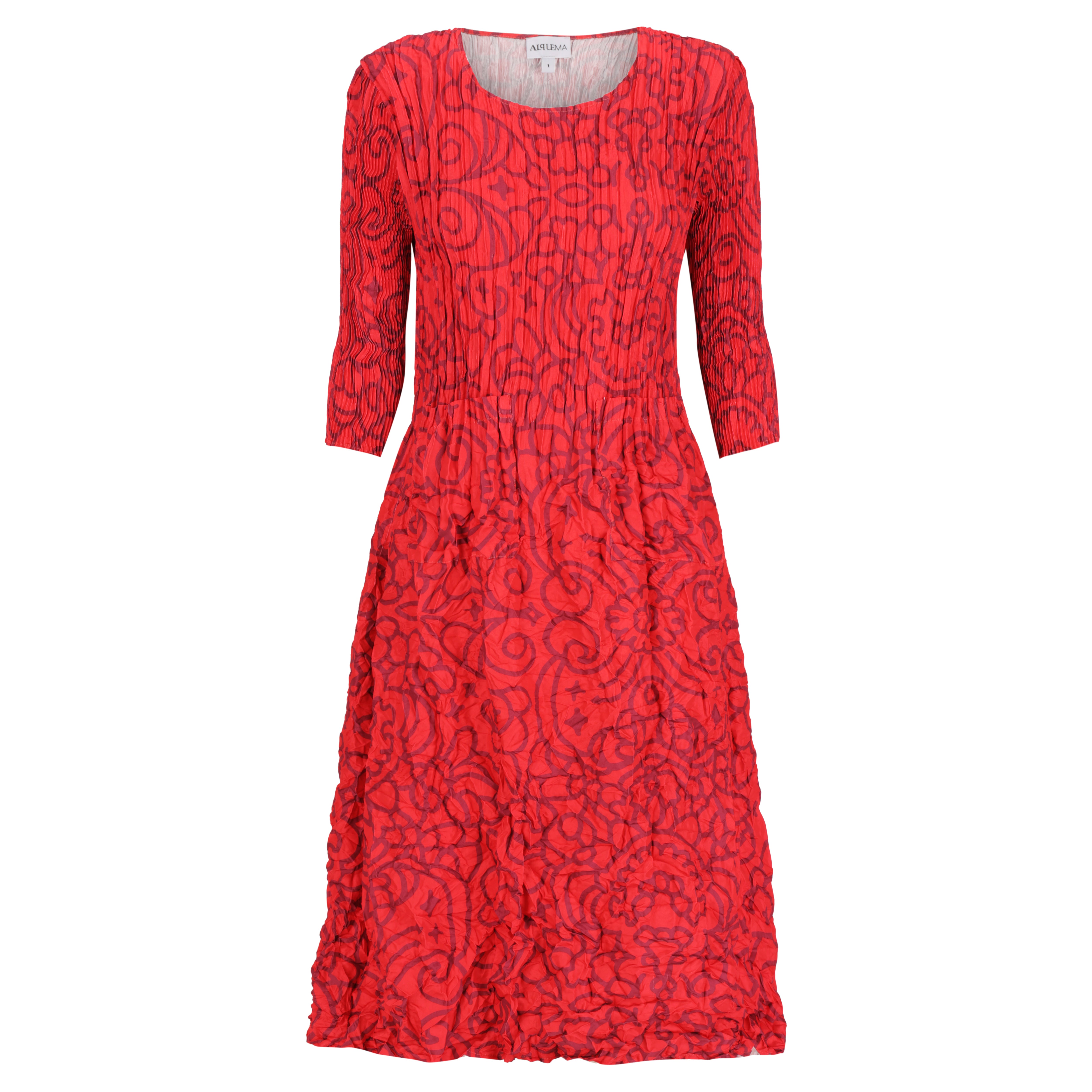3/4 Sleeve Smash Pocket Dress - Prints | SS25