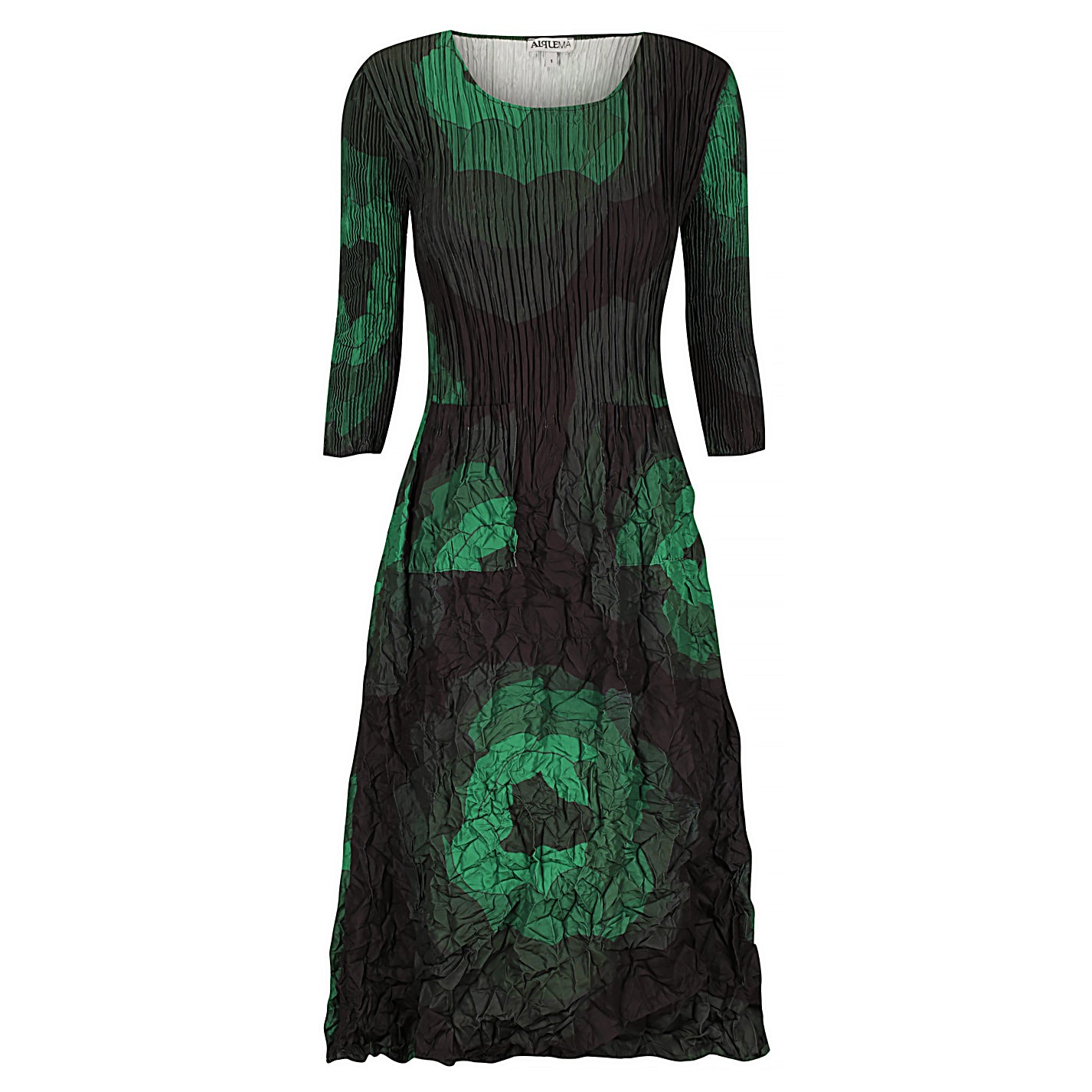 3/4 Sleeve Smash Pocket Dress - Prints | AW24
