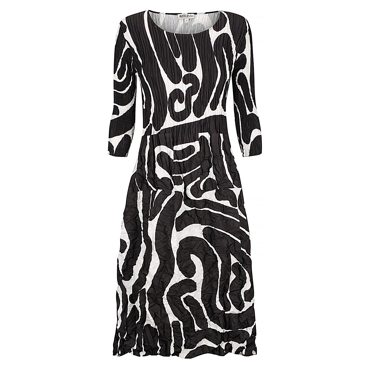 3/4 Sleeve Smash Pocket Dress - Prints | AW24