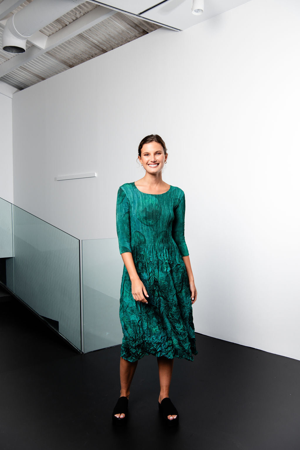 3/4 Sleeve Smash Pocket Dress - Prints | AW24