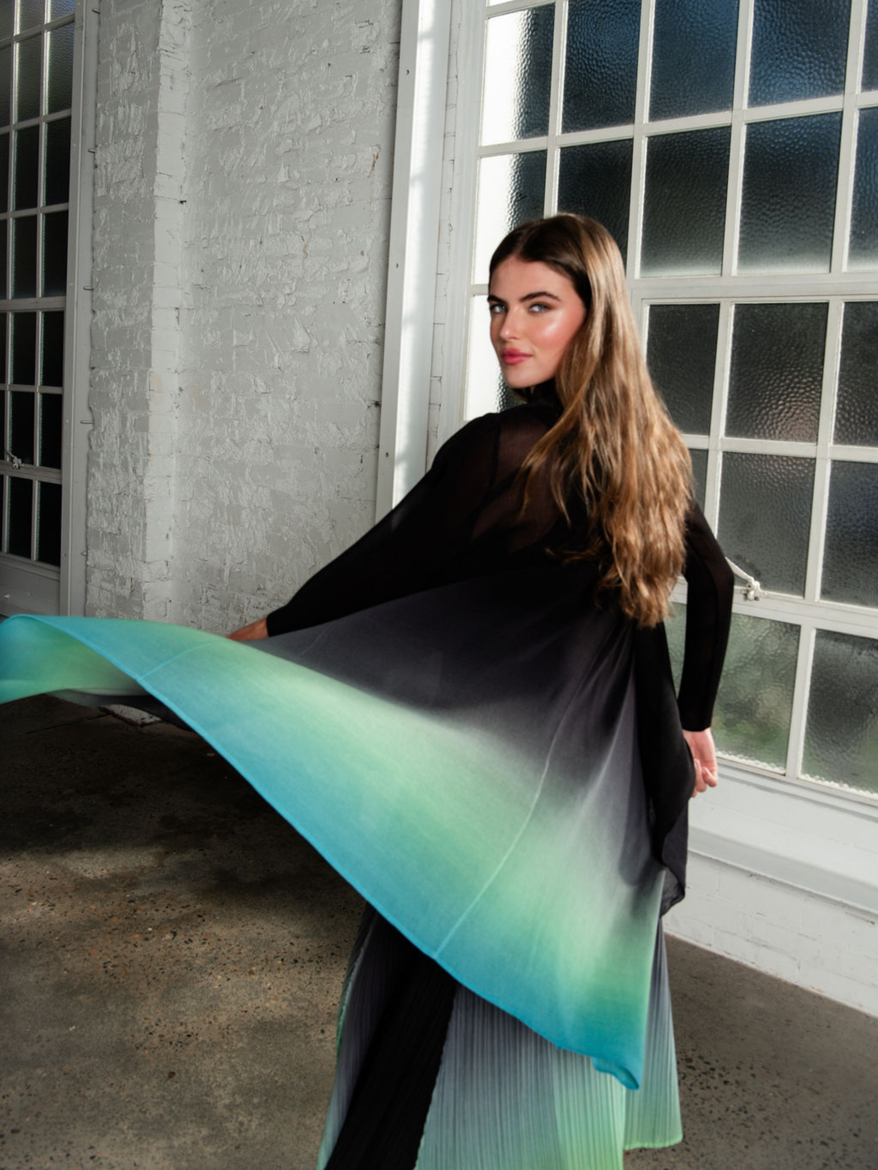 Collare Coat - Ombre