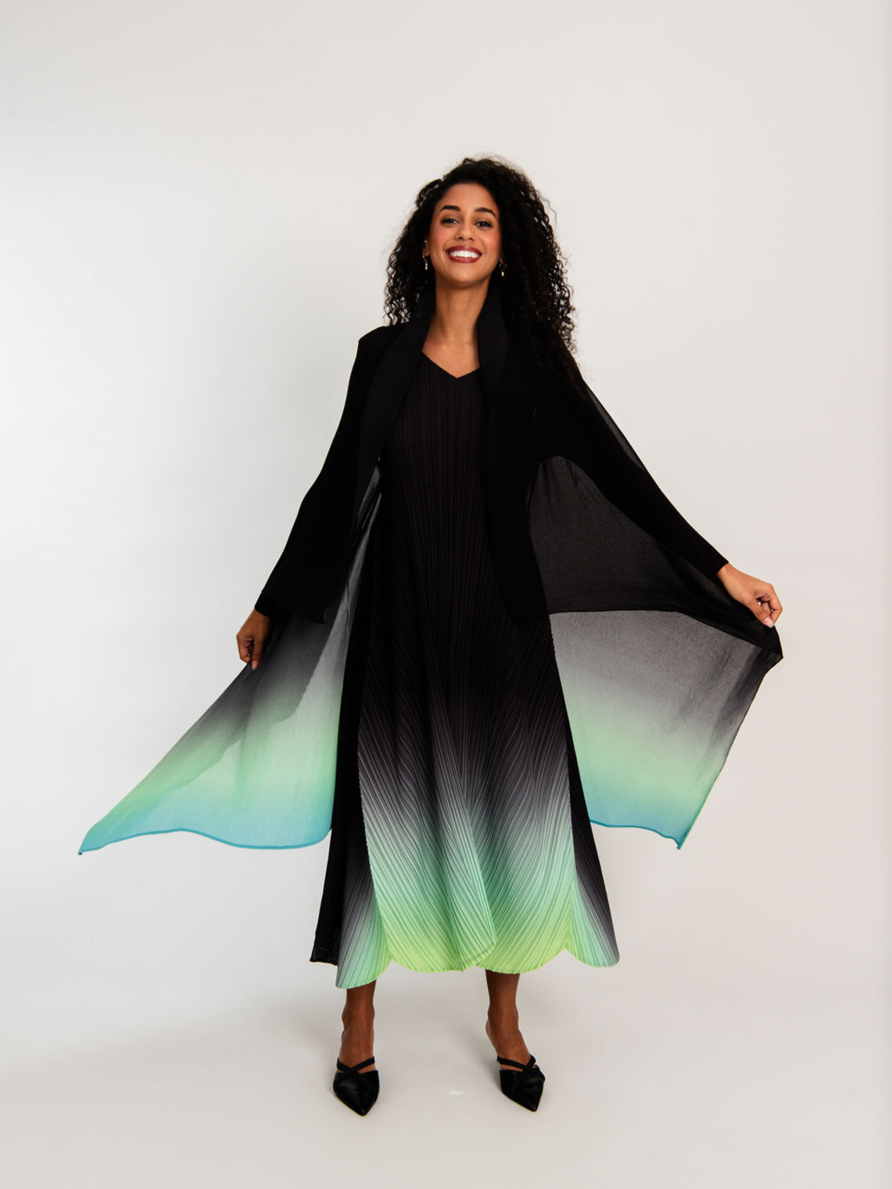 Collare Coat - Ombre