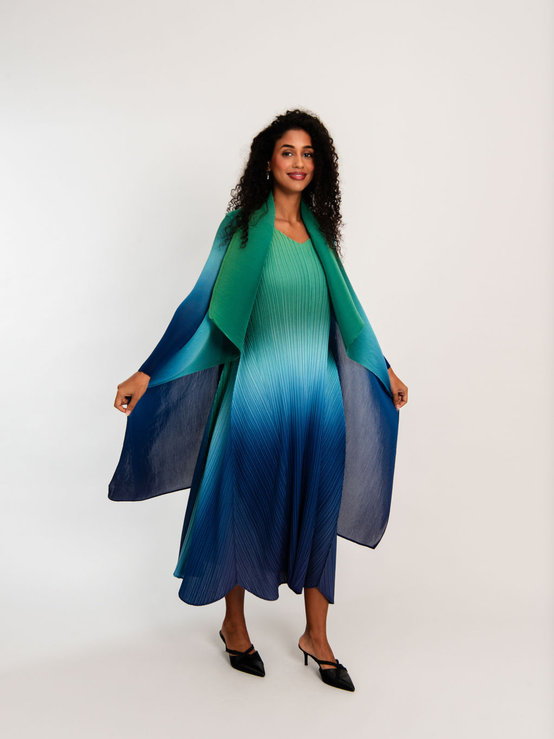 Collare Coat - Ombre