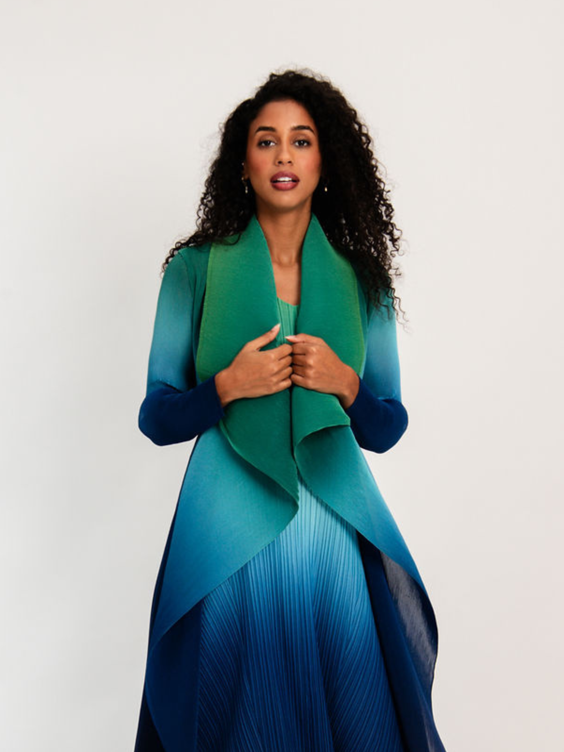 Collare Coat - Ombre