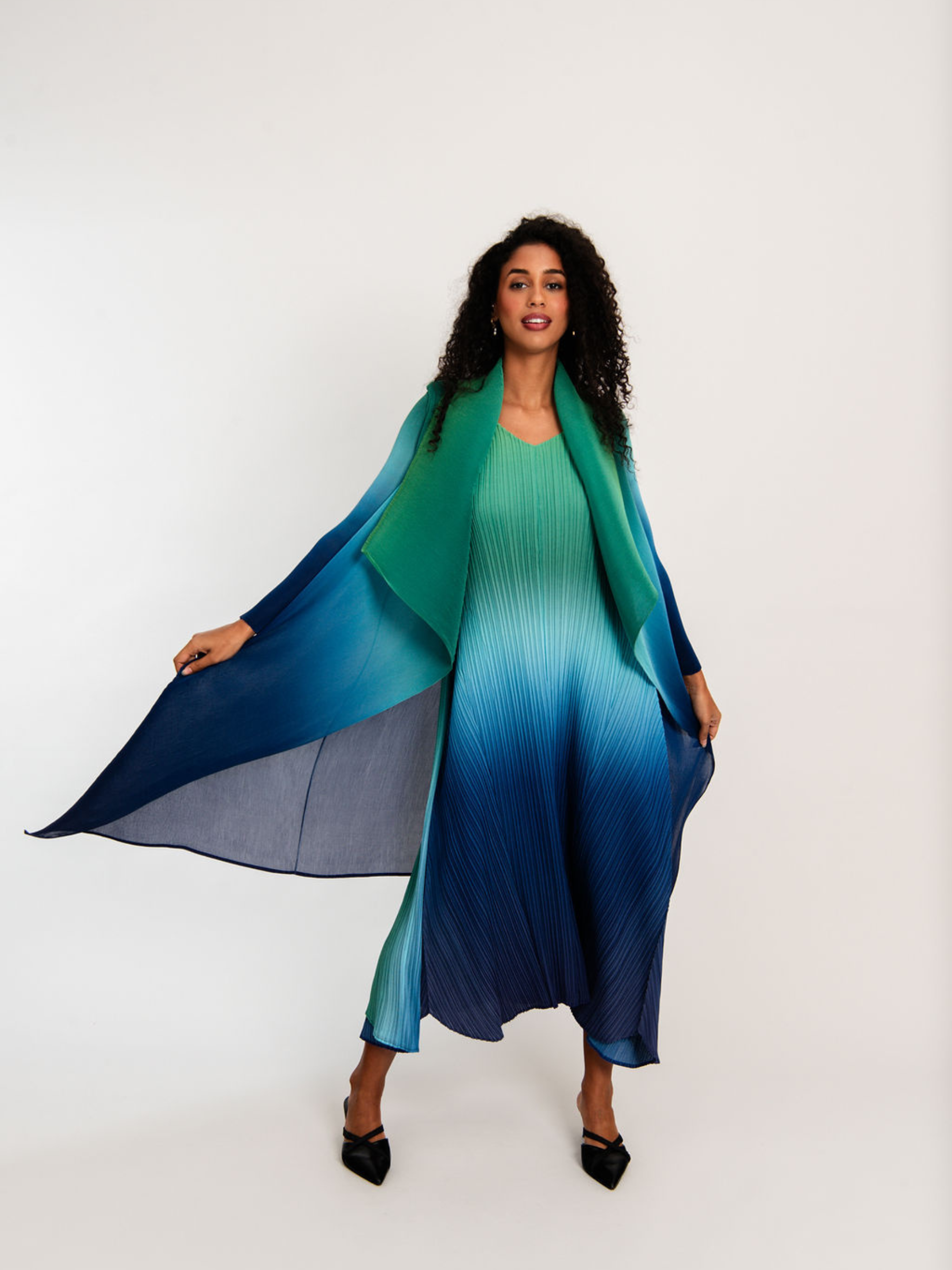 Collare Coat - Ombre