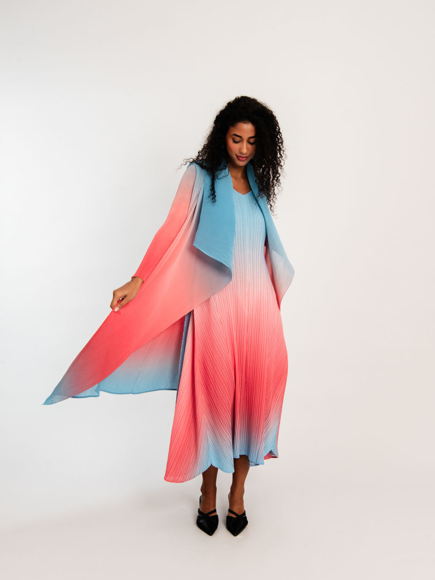 Collare Coat - Ombre