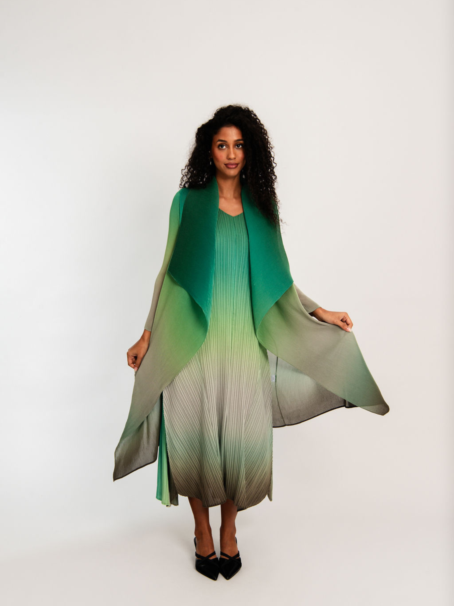 Collare Coat - Ombre