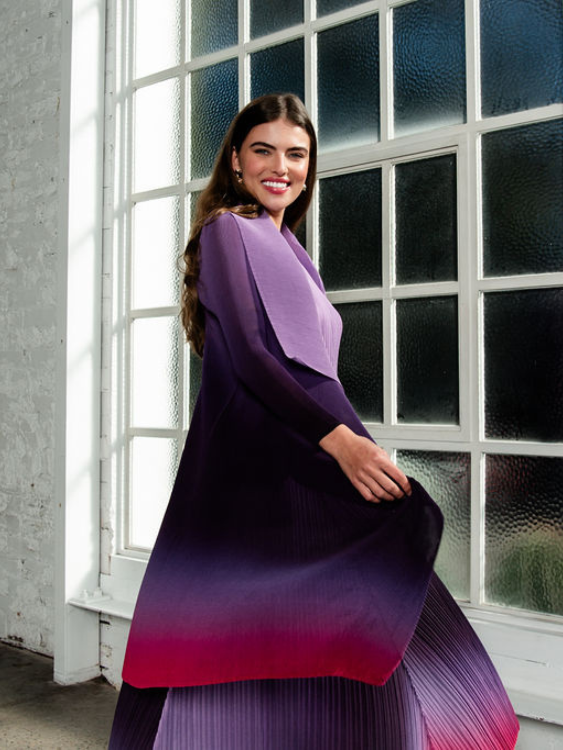 Collare Coat - Ombre