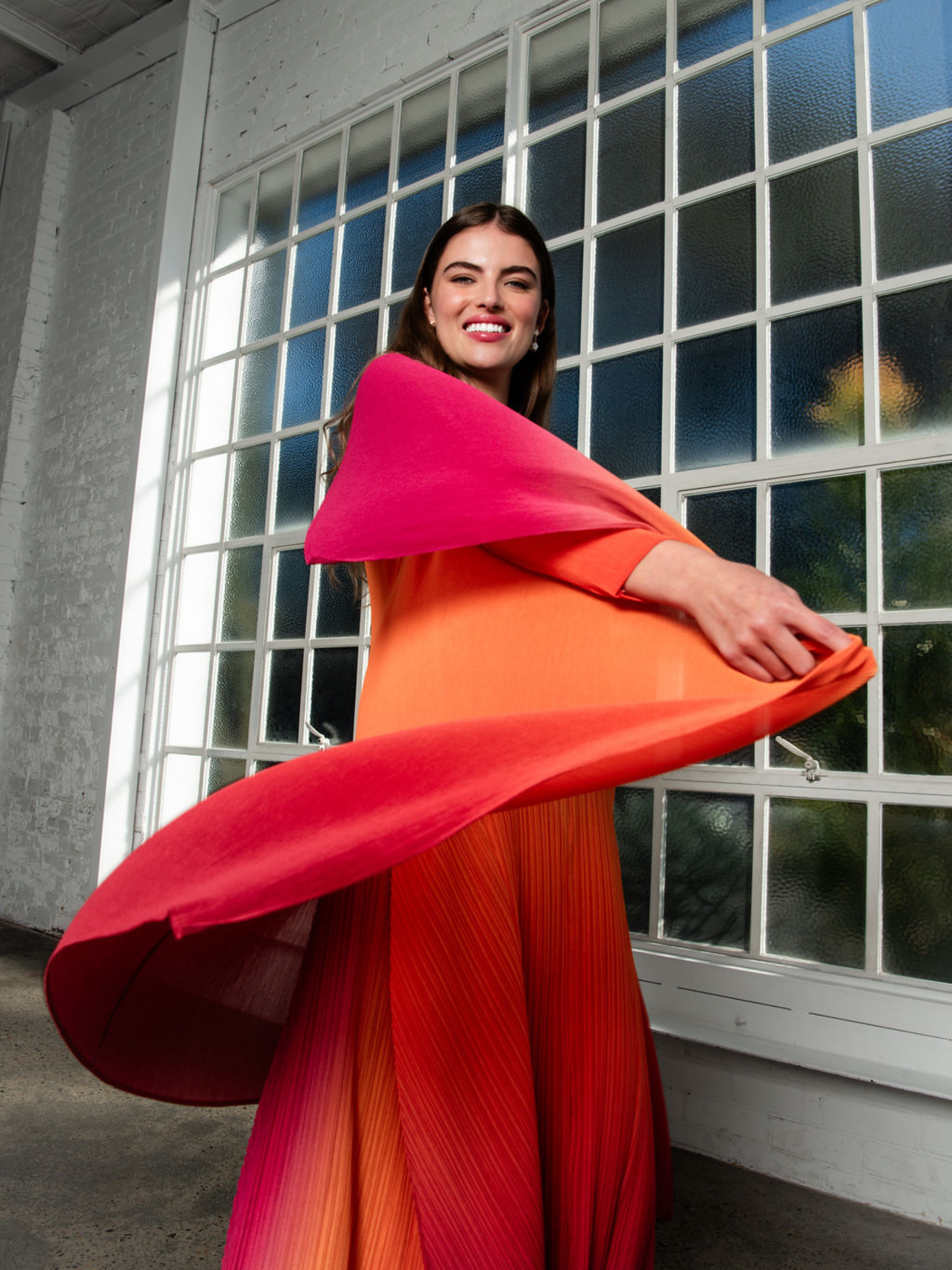 Collare Coat - Ombre