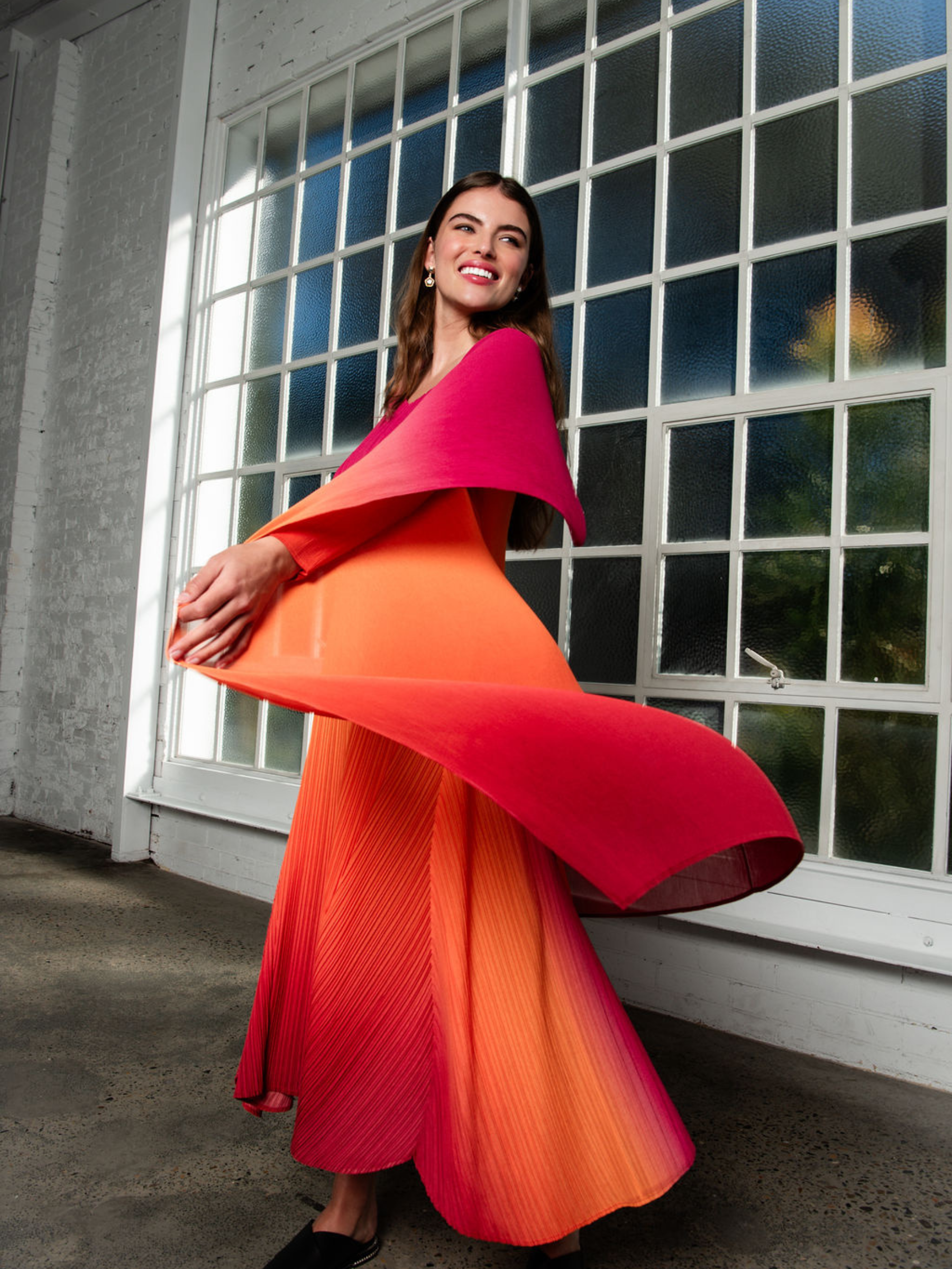 Collare Coat - Ombre