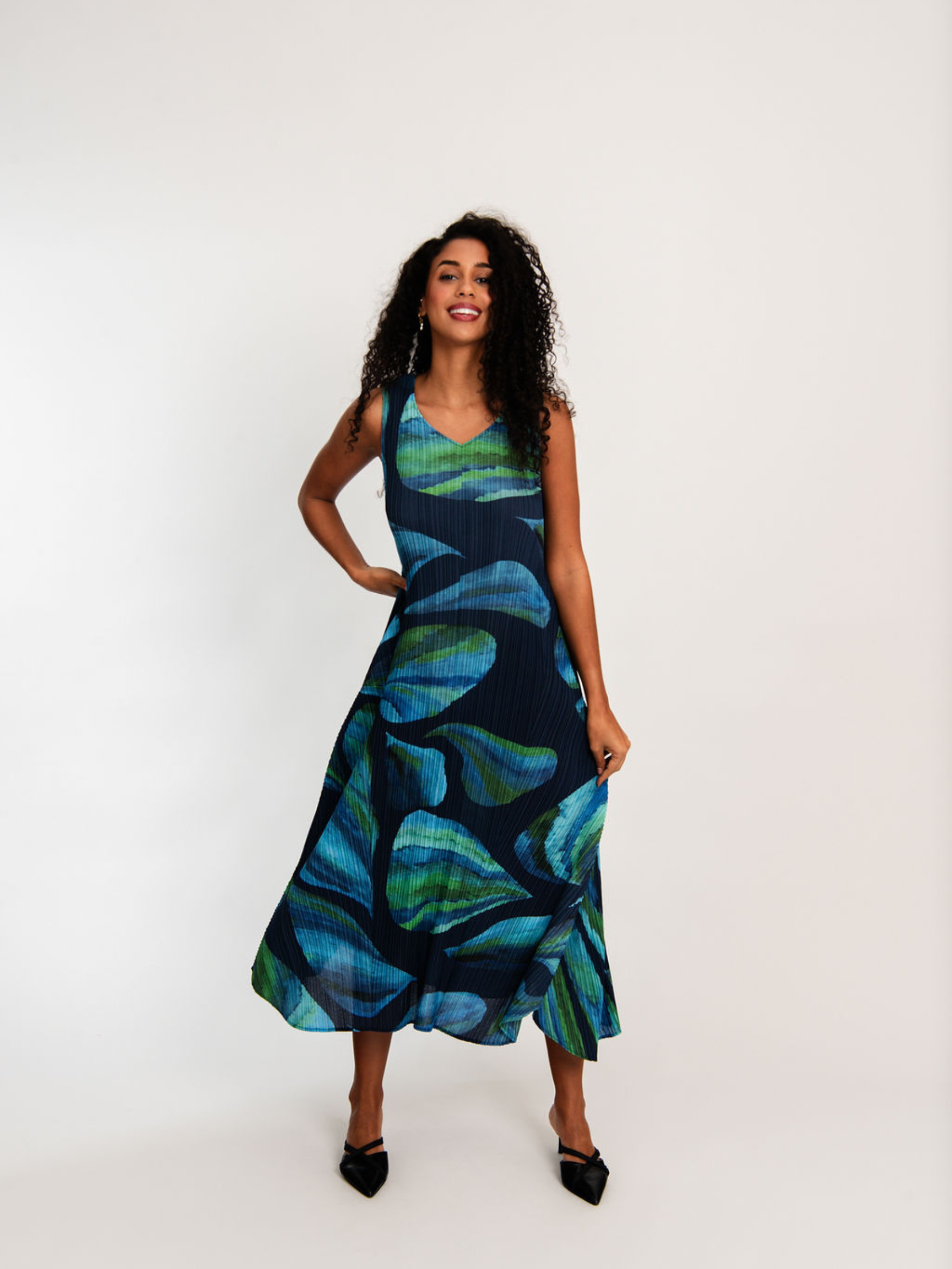 Long Estrella Dress - Prints