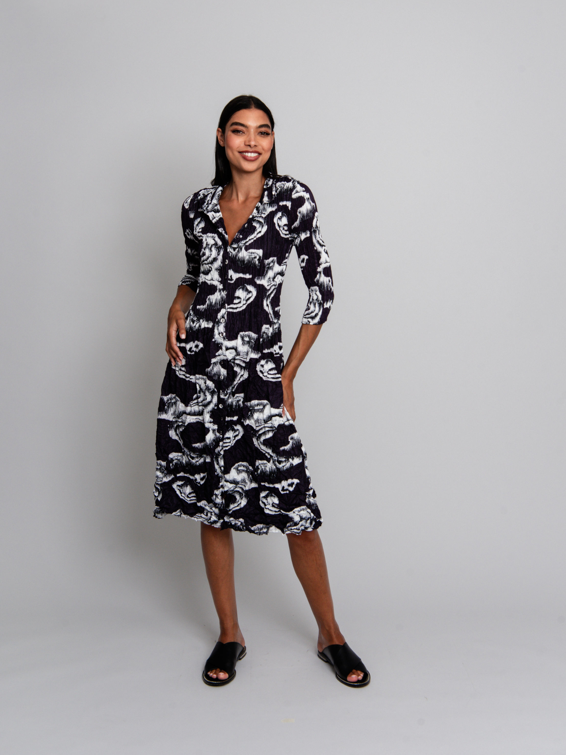 Nehru Coat Dress | SS25