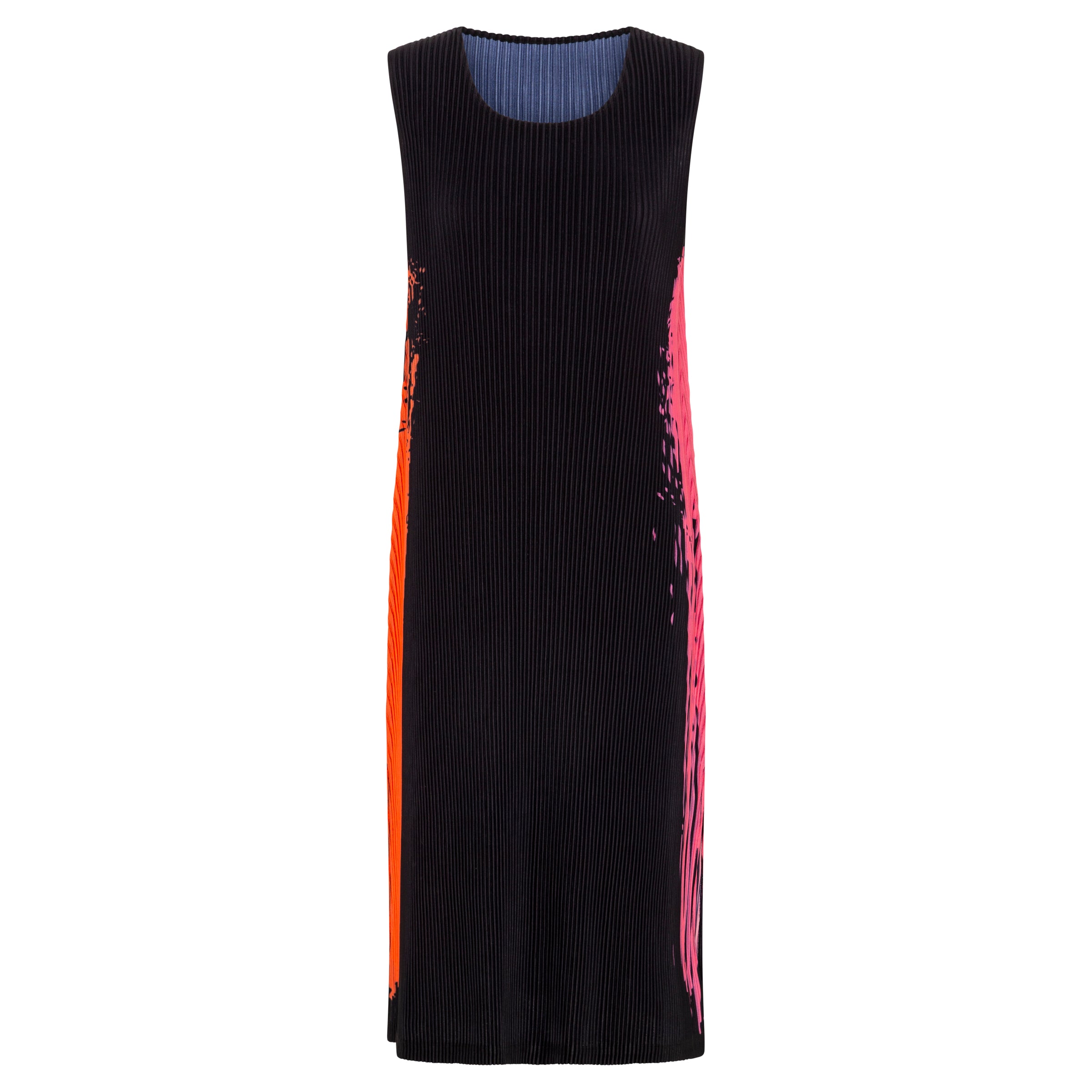 Plisse Paint Dress