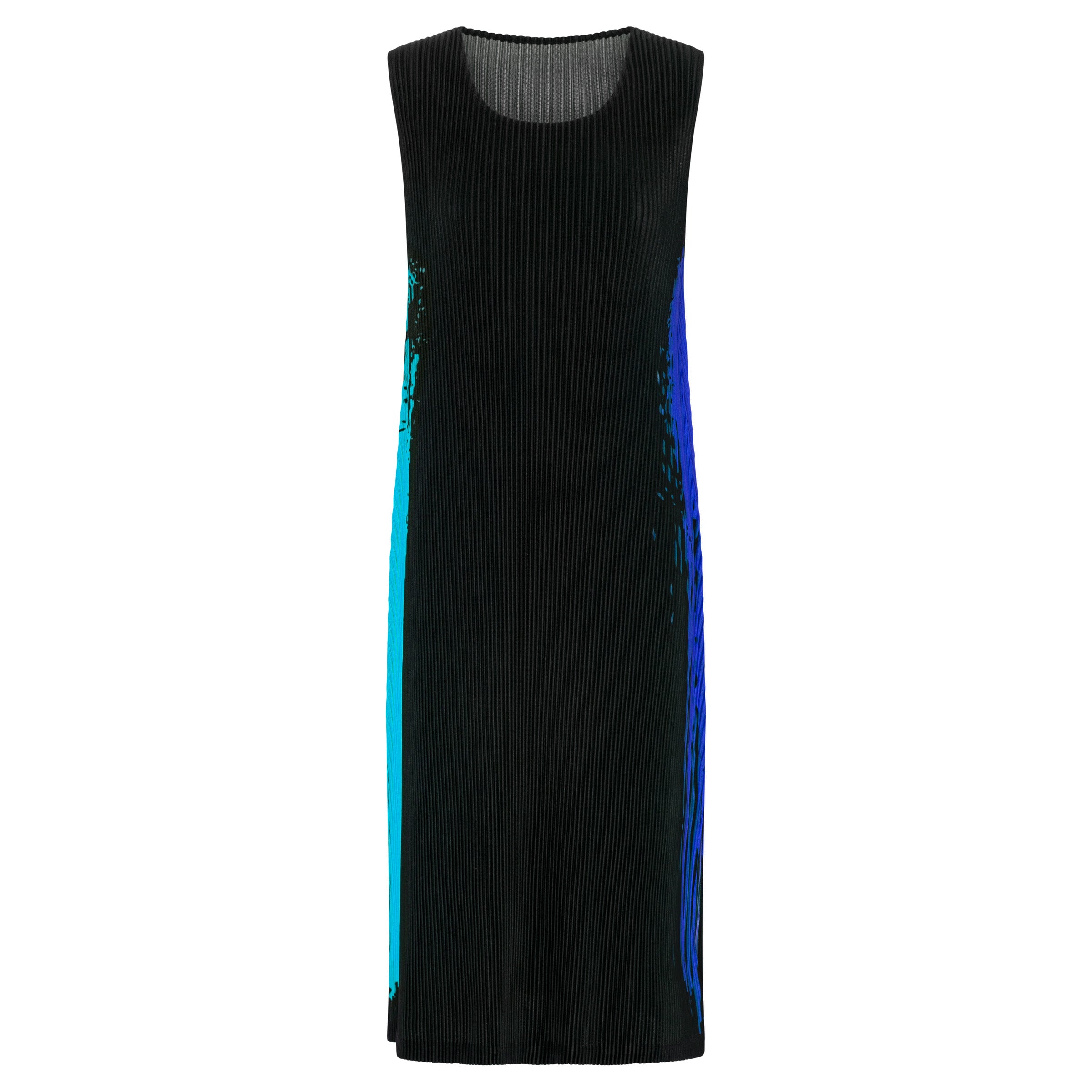 Plisse Paint Dress