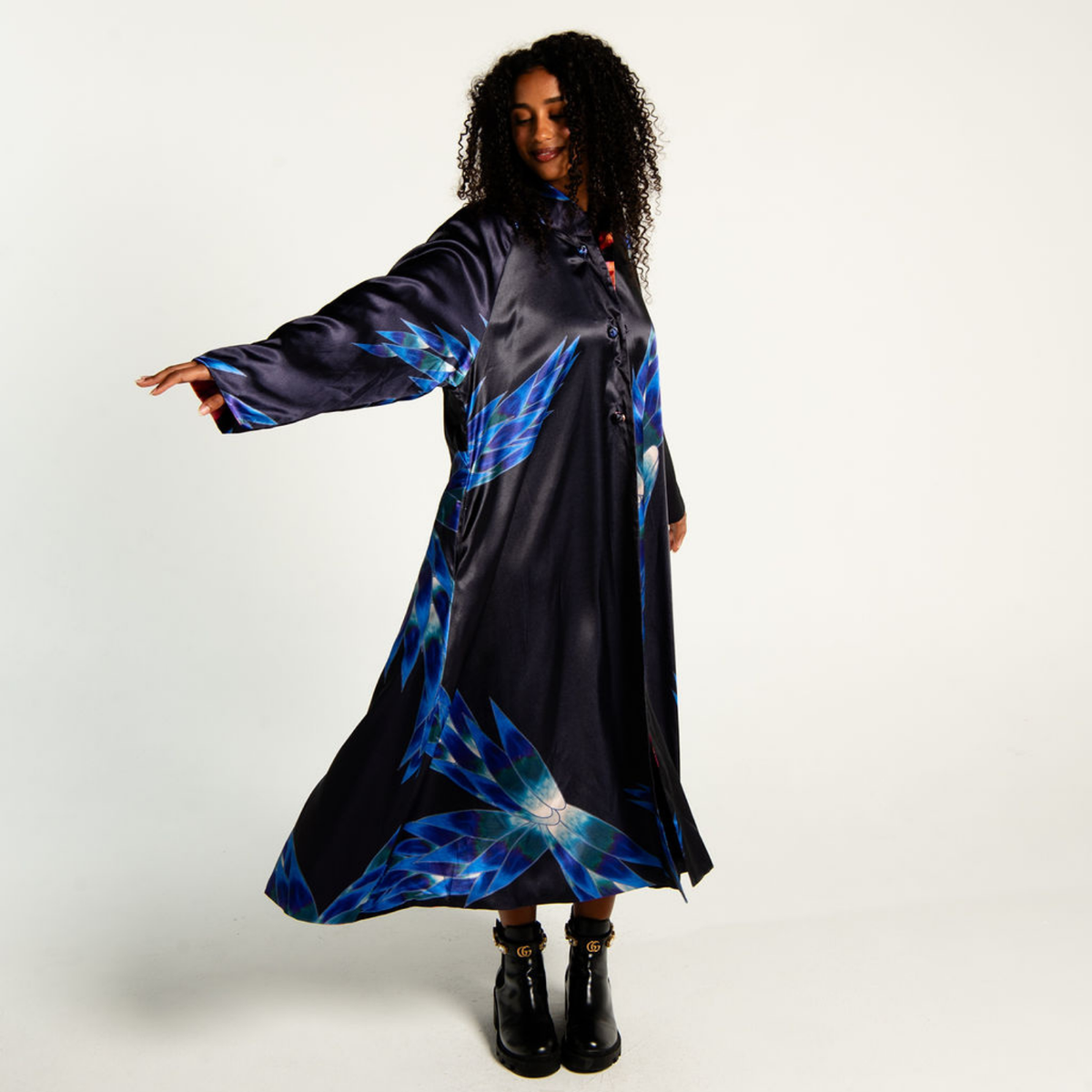 Reversible Satin Coat