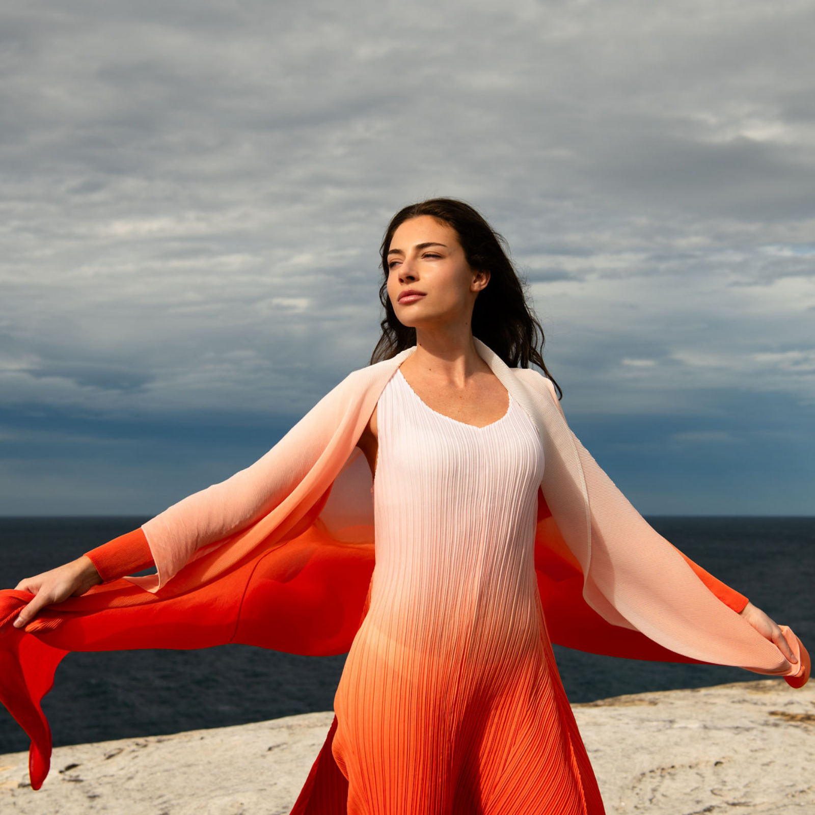 Collare Coat - Ombre