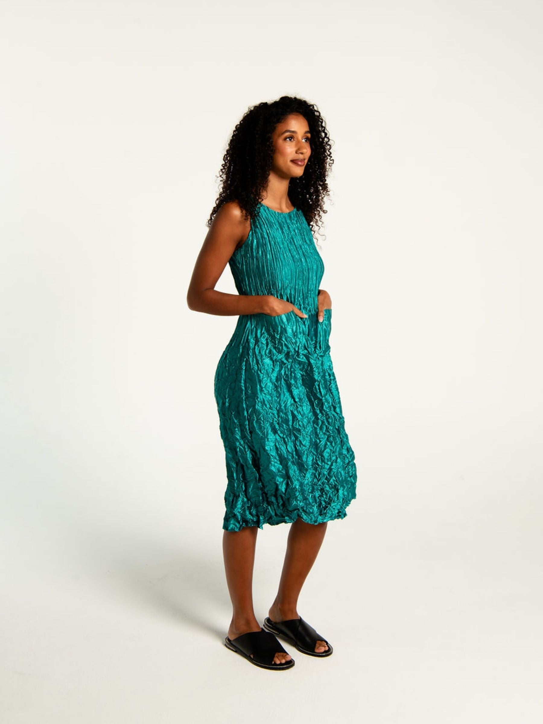 Smash Pocket Dress - Glossy