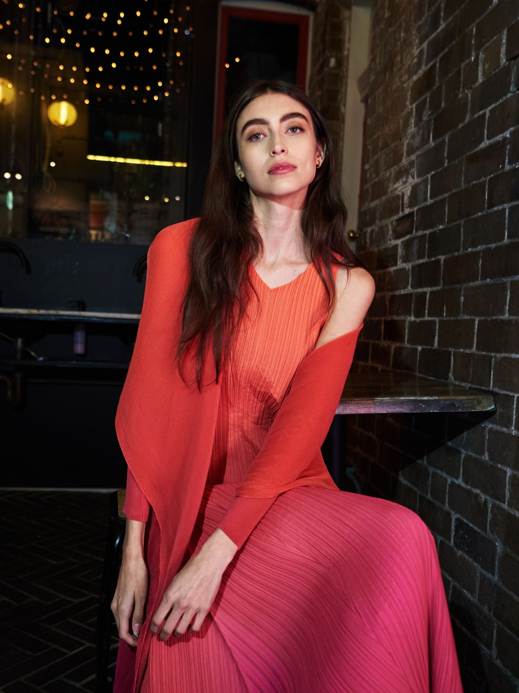 Long Estrella Dress - Ombre