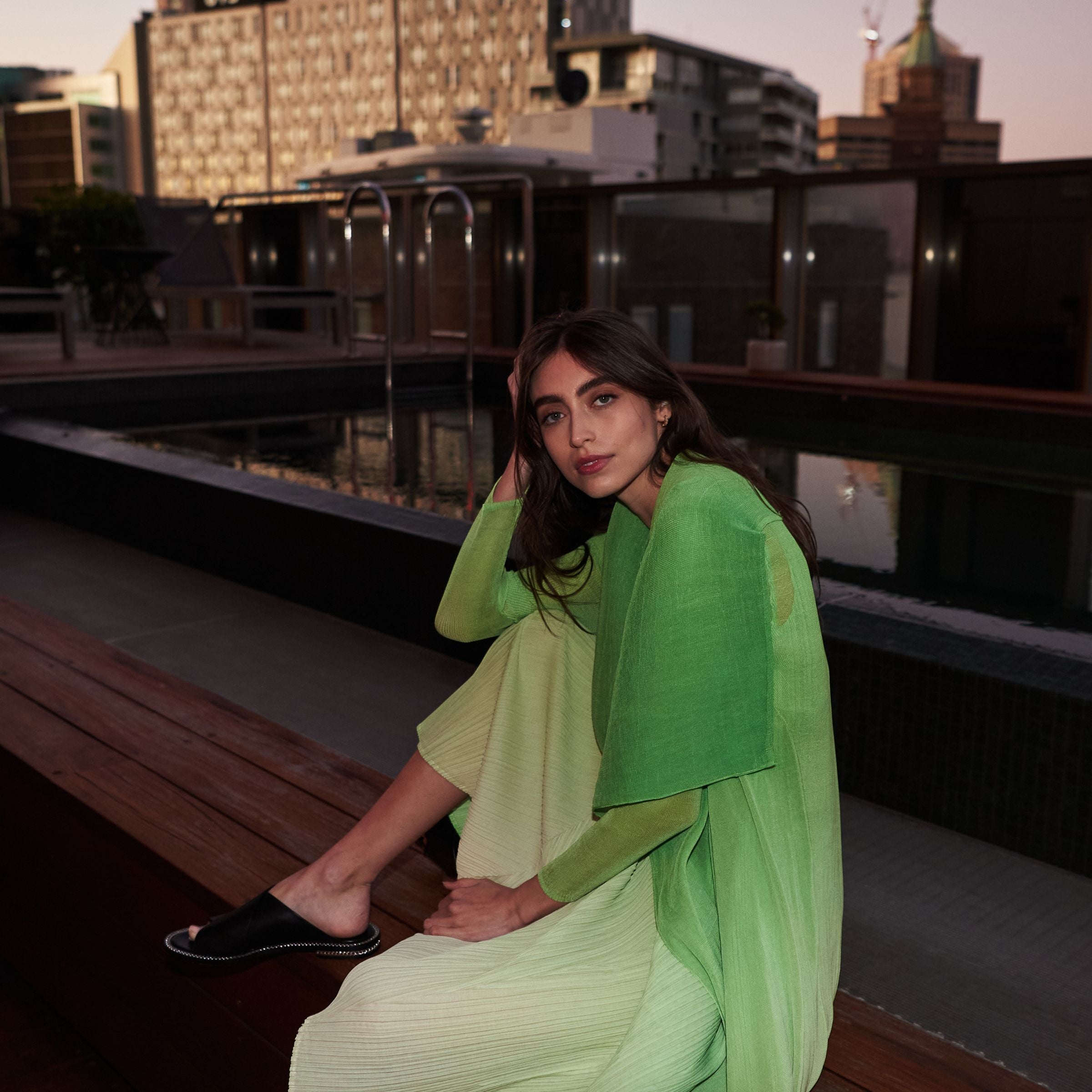 Collare Coat - Ombre