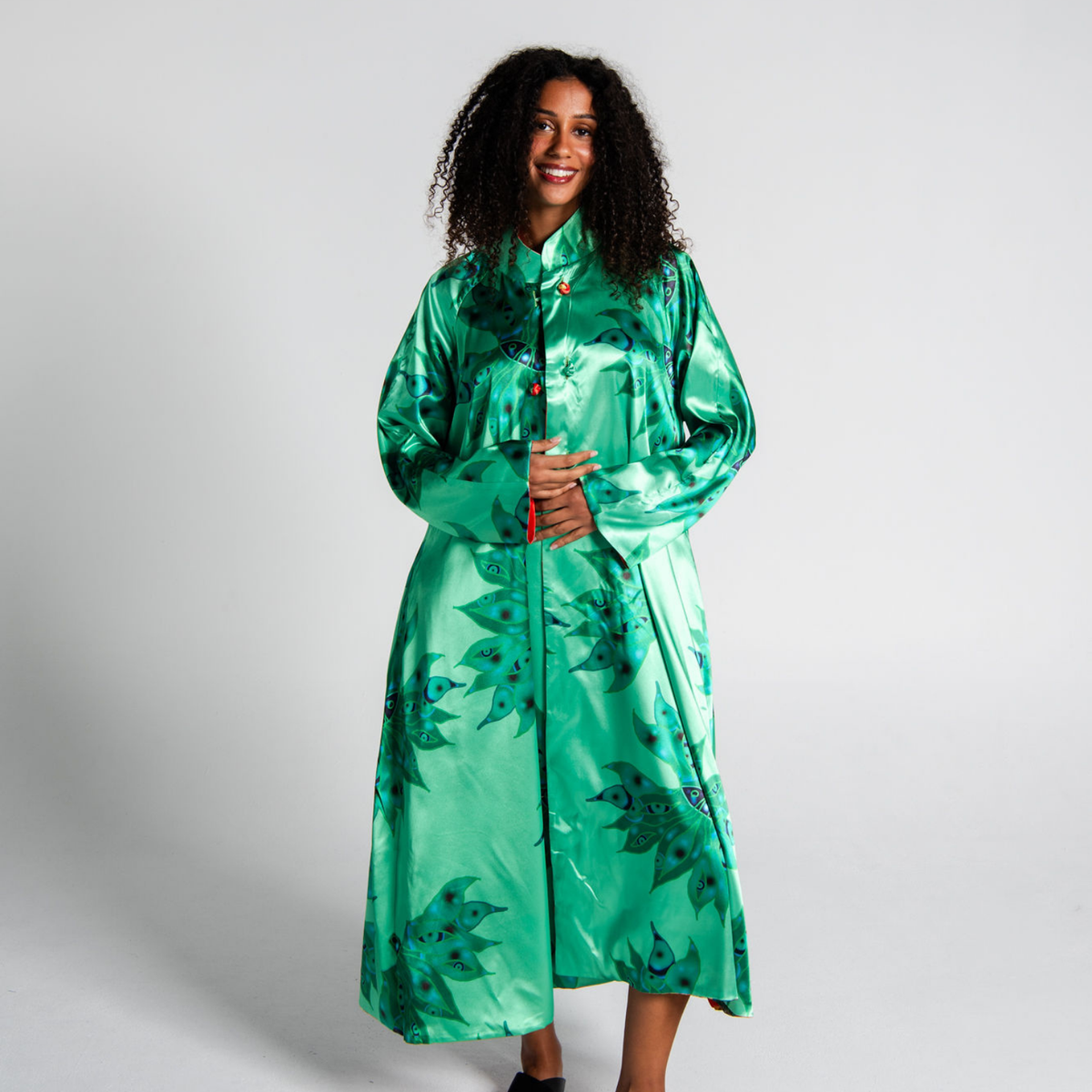 Reversible Satin Coat