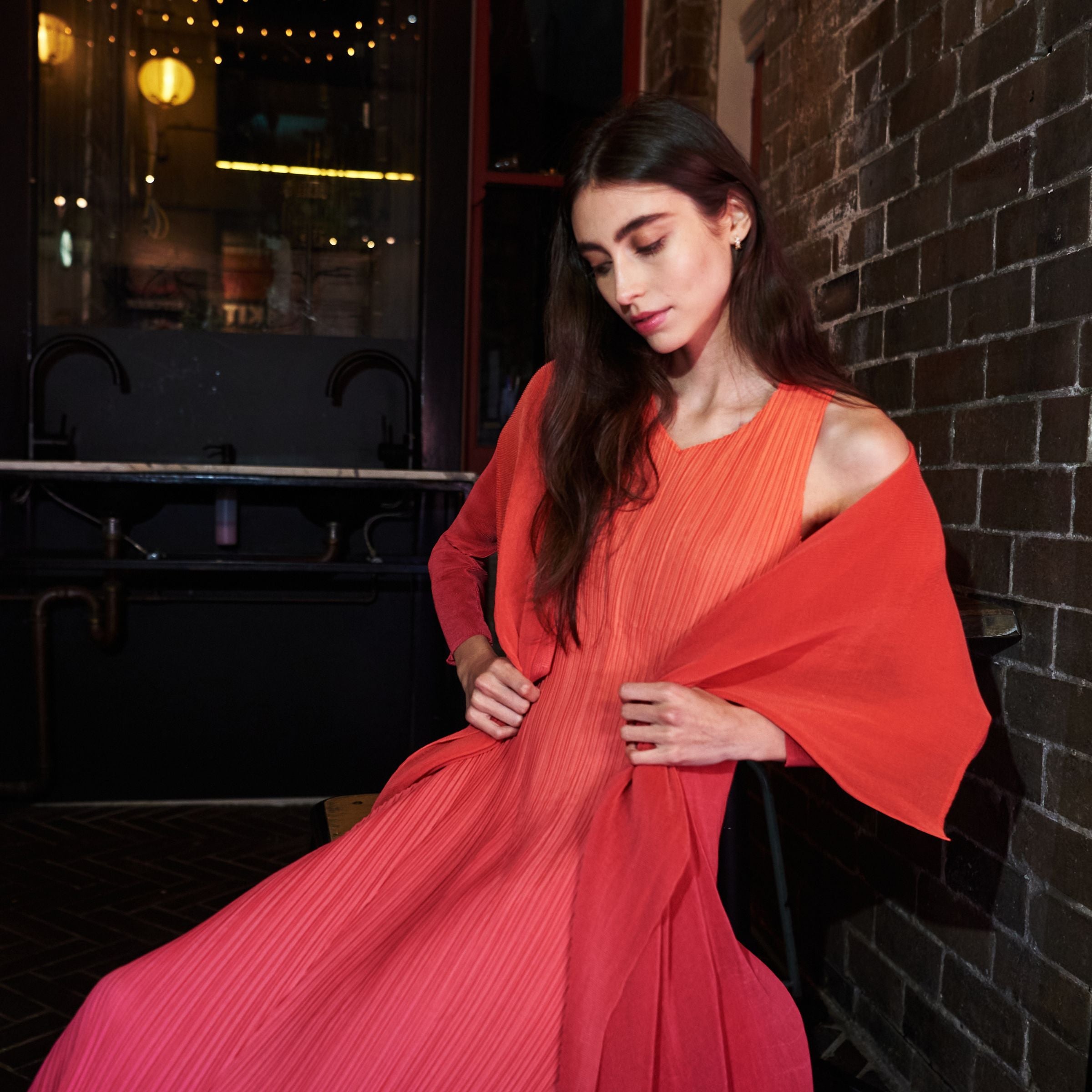 Long Estrella Dress - Ombre