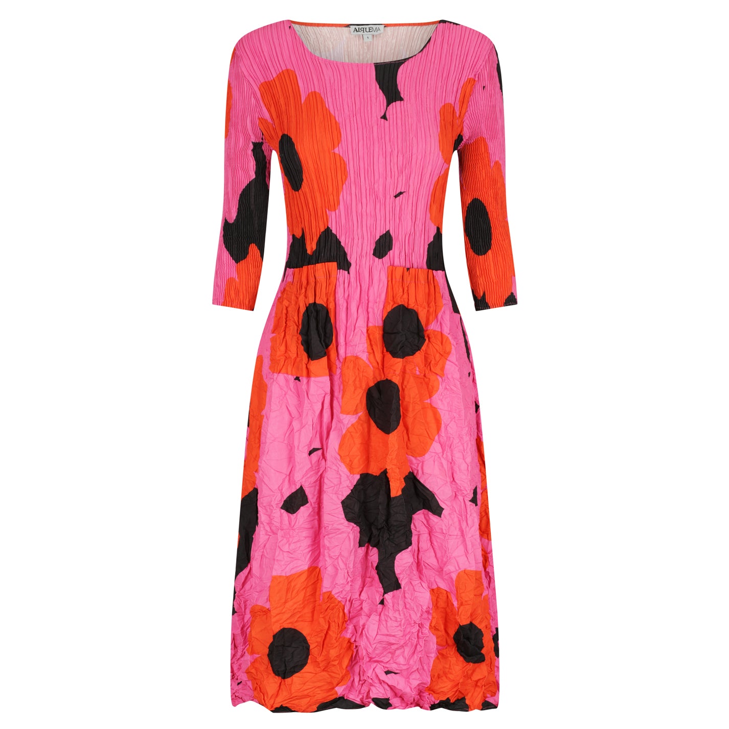 3/4 Sleeve Smash Dress - Prints