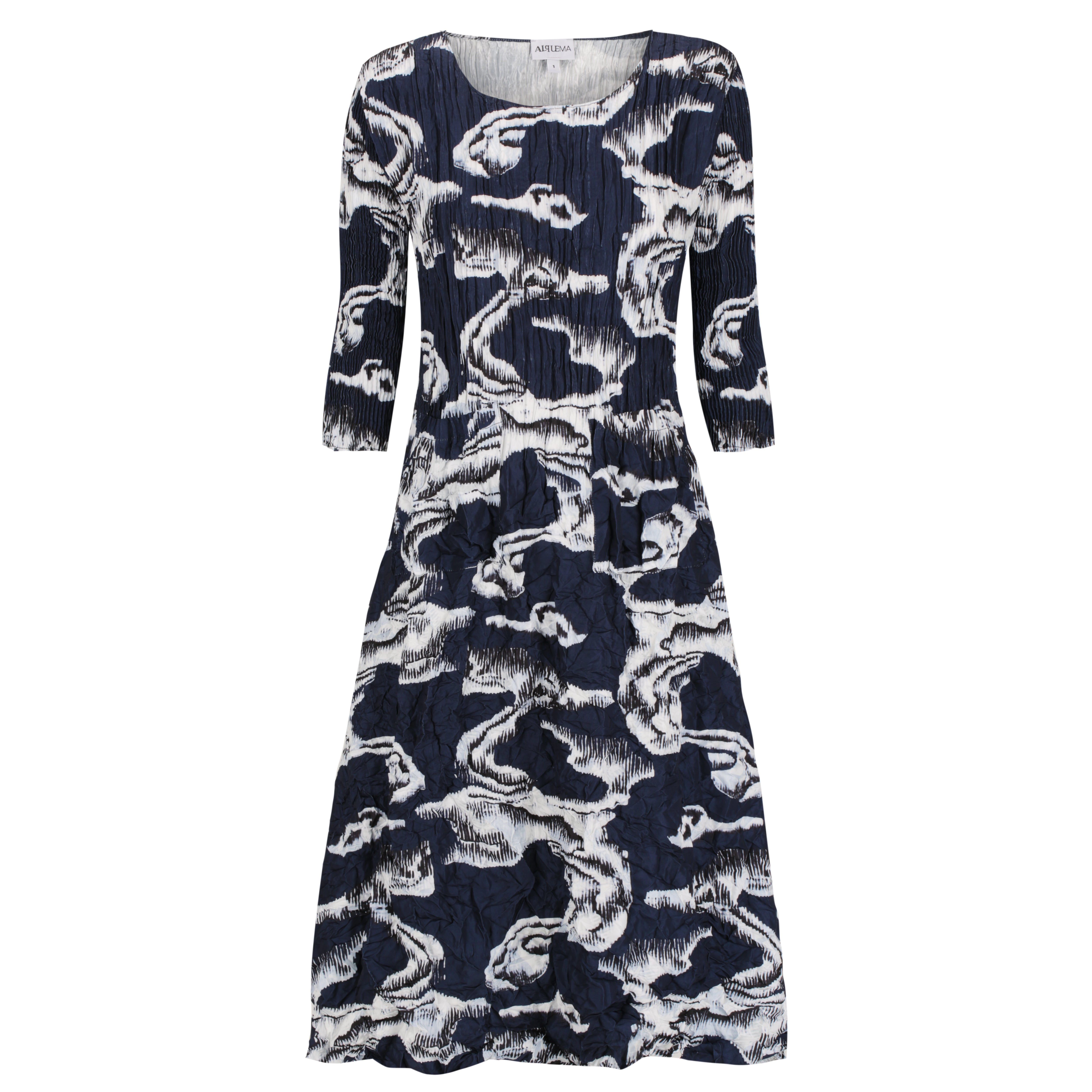 3/4 Sleeve Smash Pocket Dress - Prints | AW25