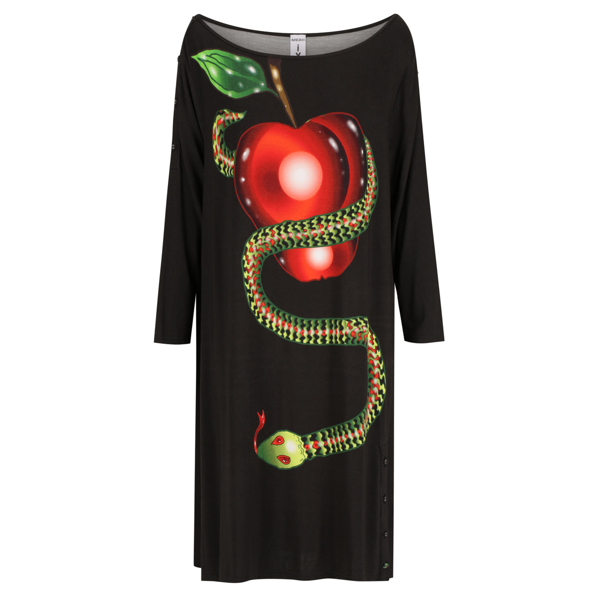 Side Button Bamboo Dress