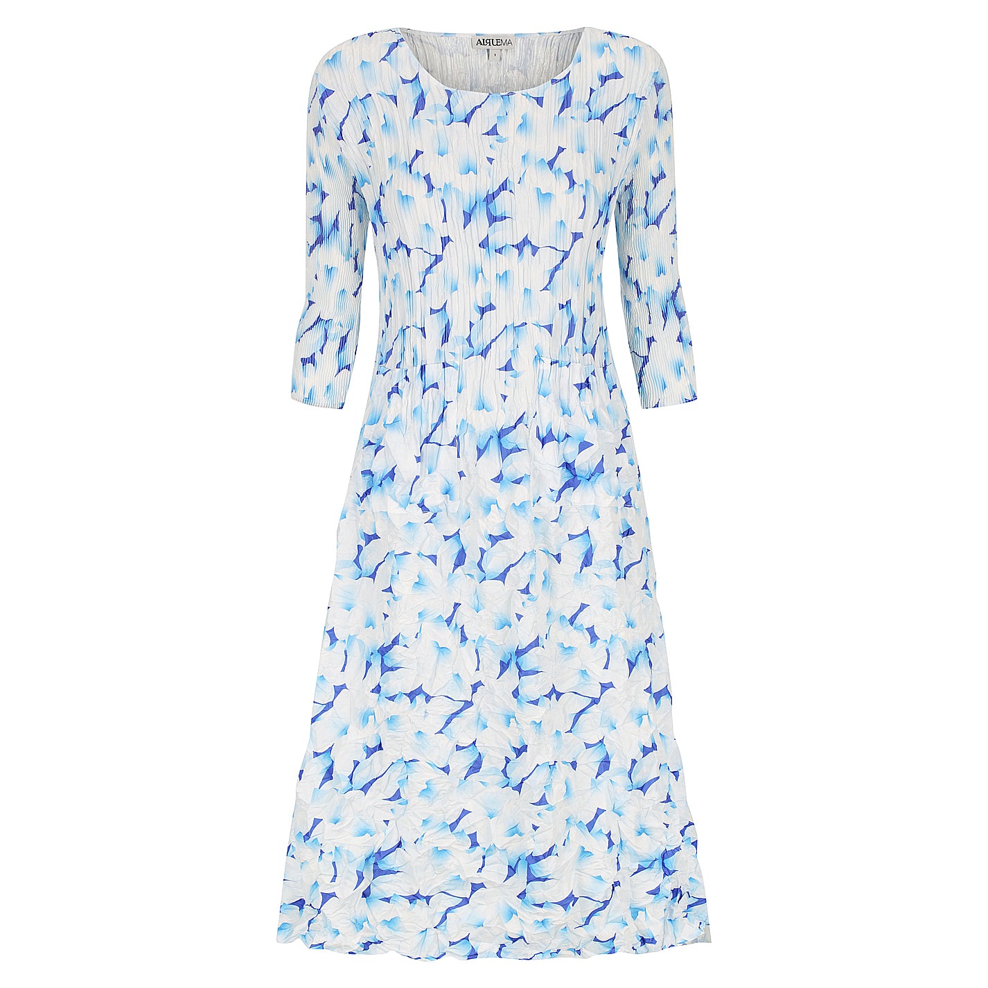 NEW | 3/4 Sleeve Smash Pocket Dress - Prints | Alquema
