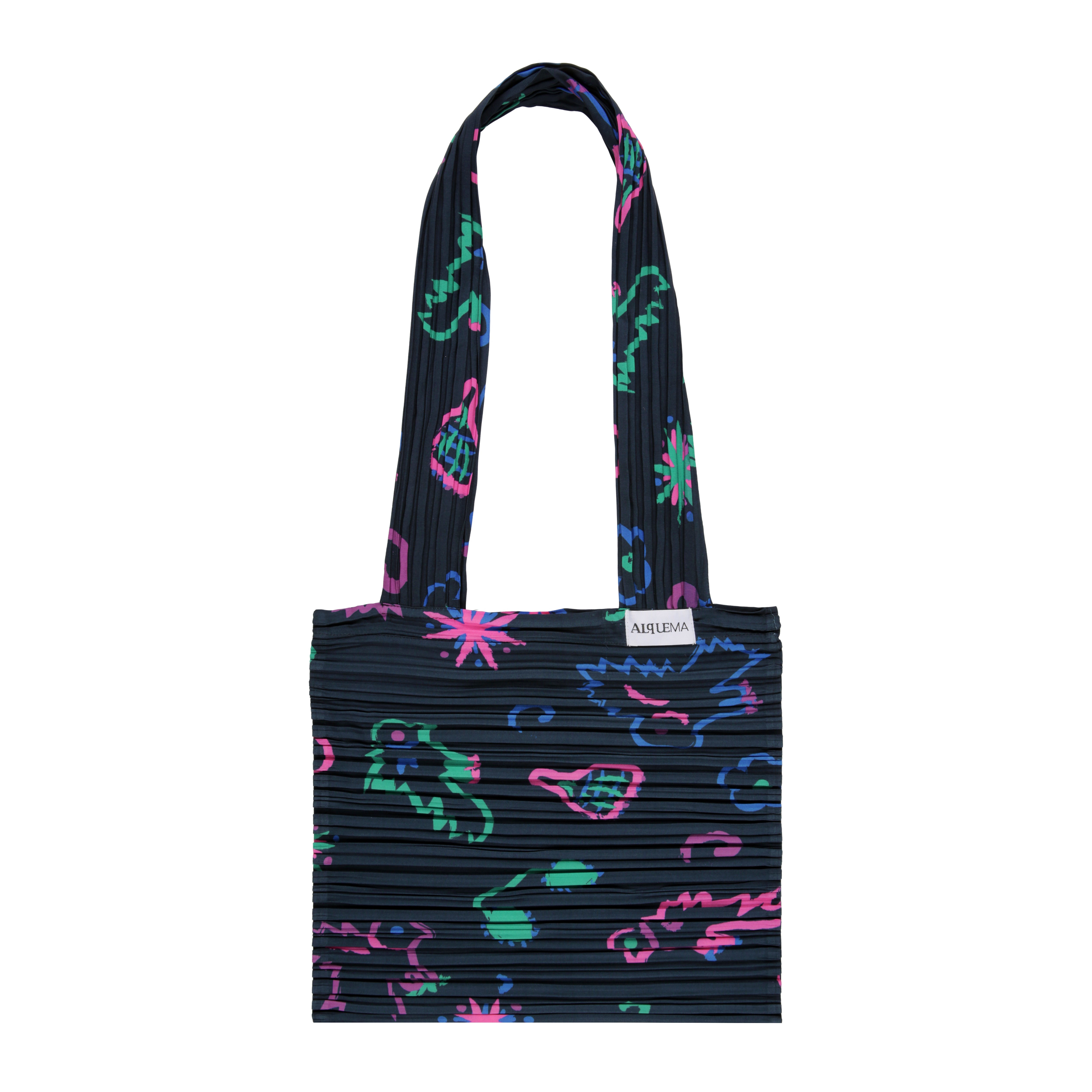 Pleated Tote Bag