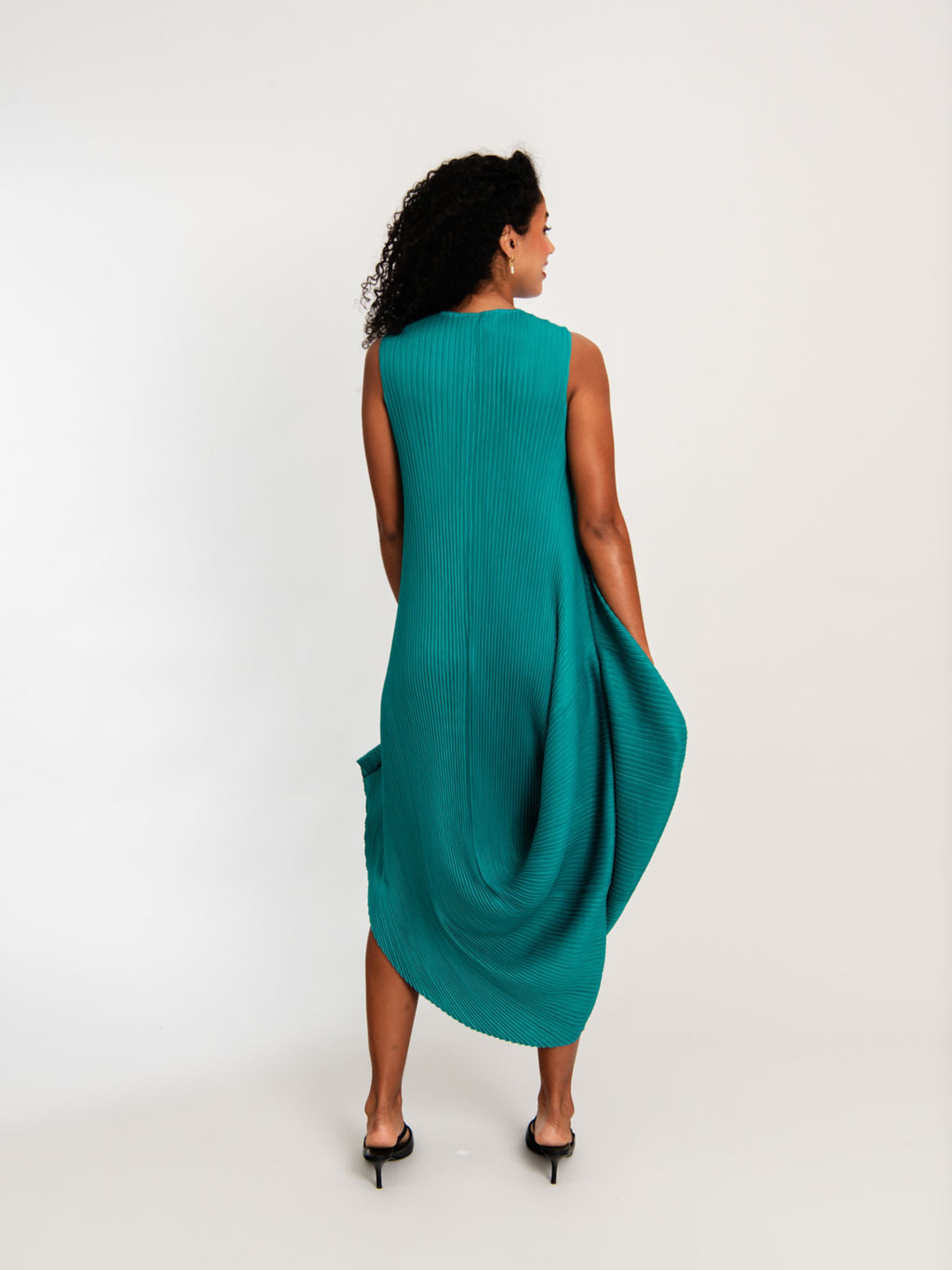 Sleeveless Draper Dress