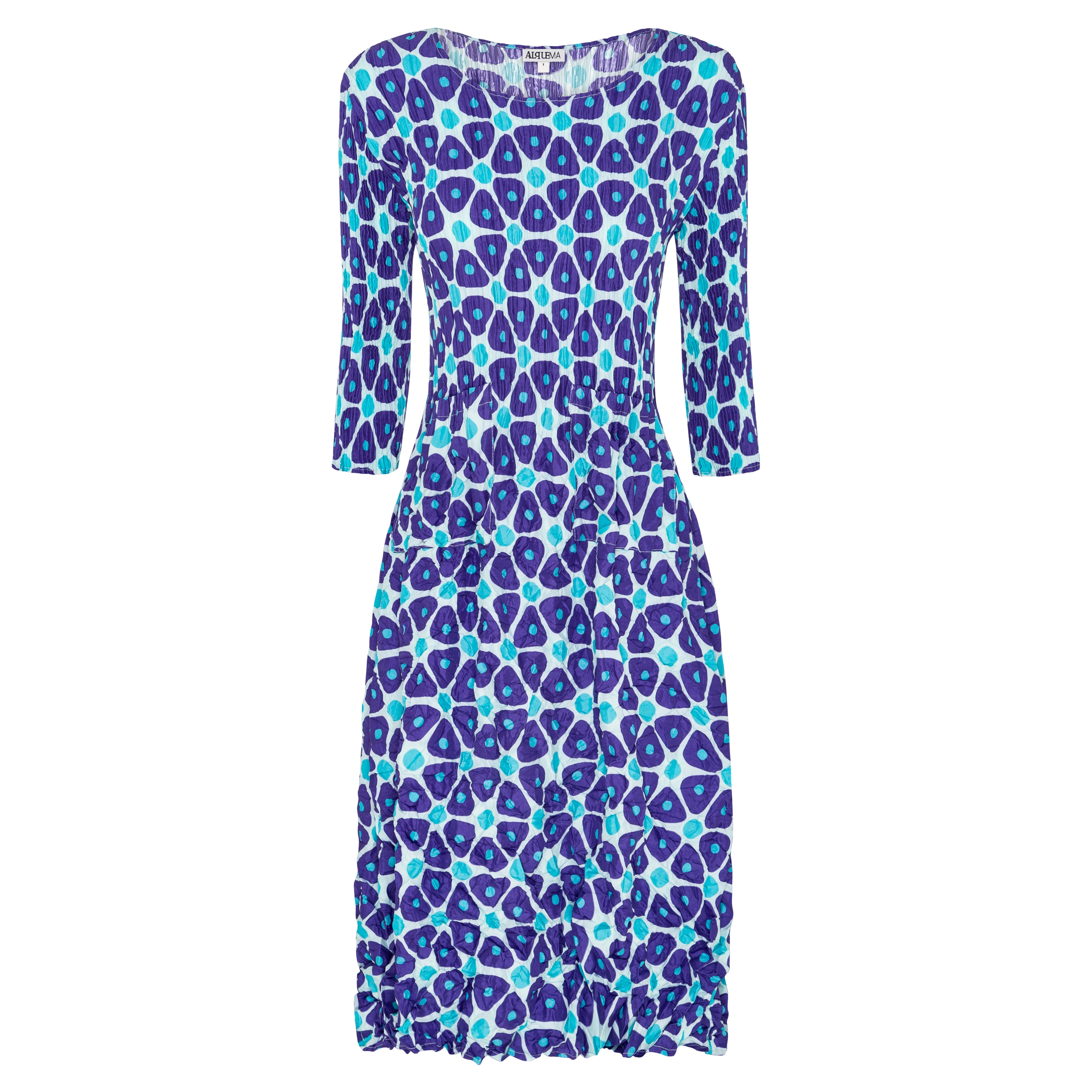 3/4 Sleeve Smash Dress - Prints