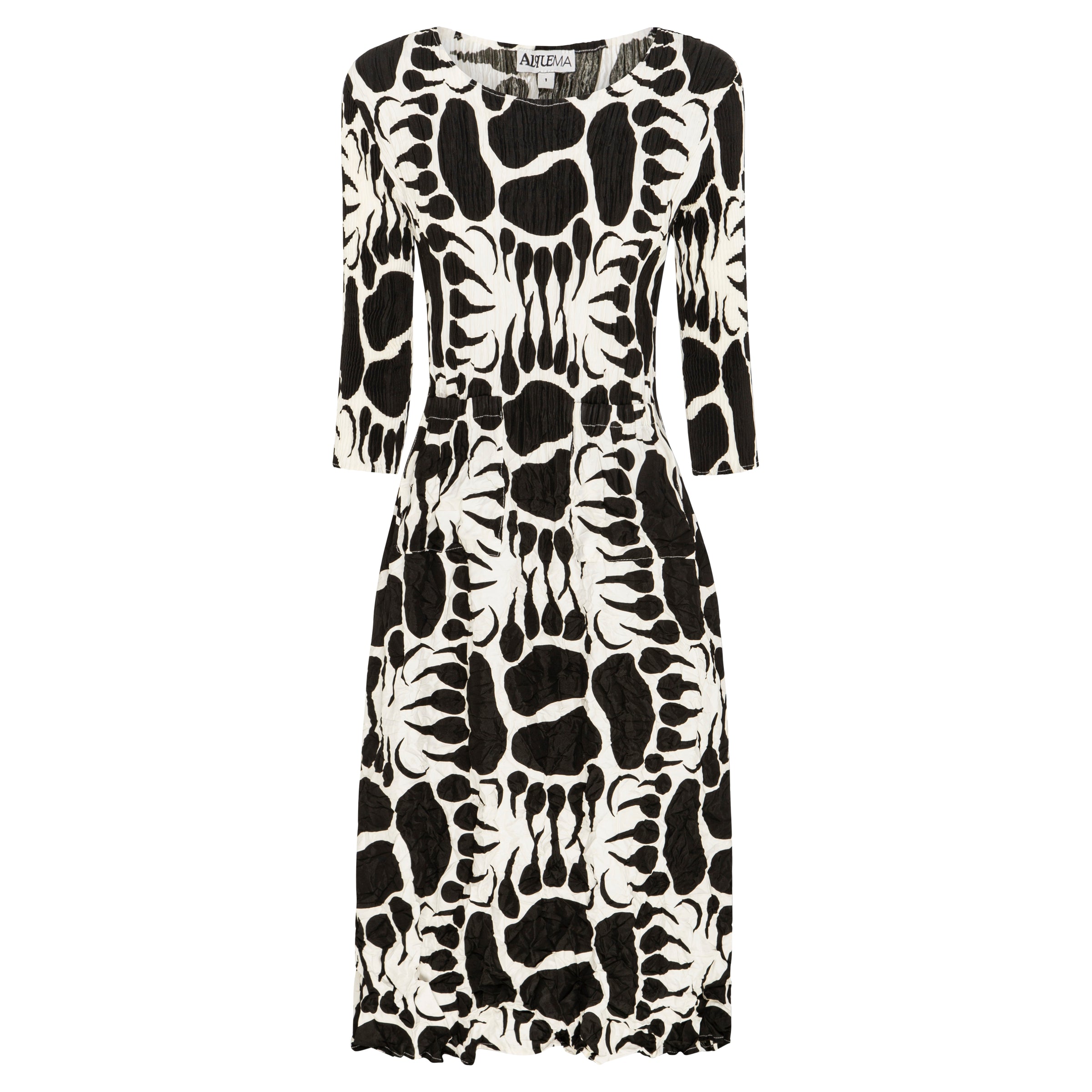 3/4 Sleeve Smash Dress - Prints