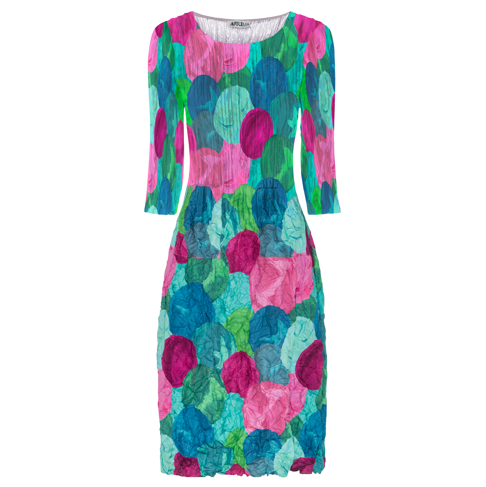 3/4 Sleeve Smash Dress - Prints